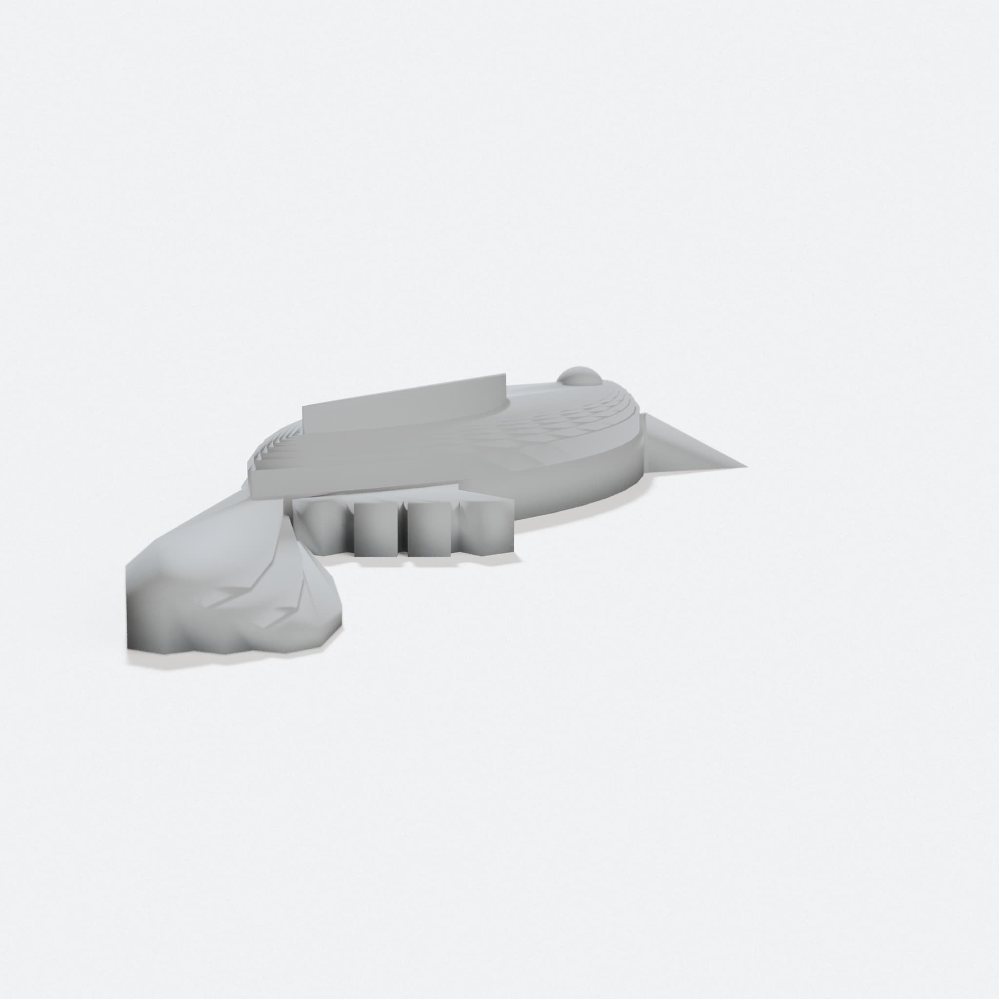 Parametric Bird Pendant – Customizable 3D Print Design, hero tilt
