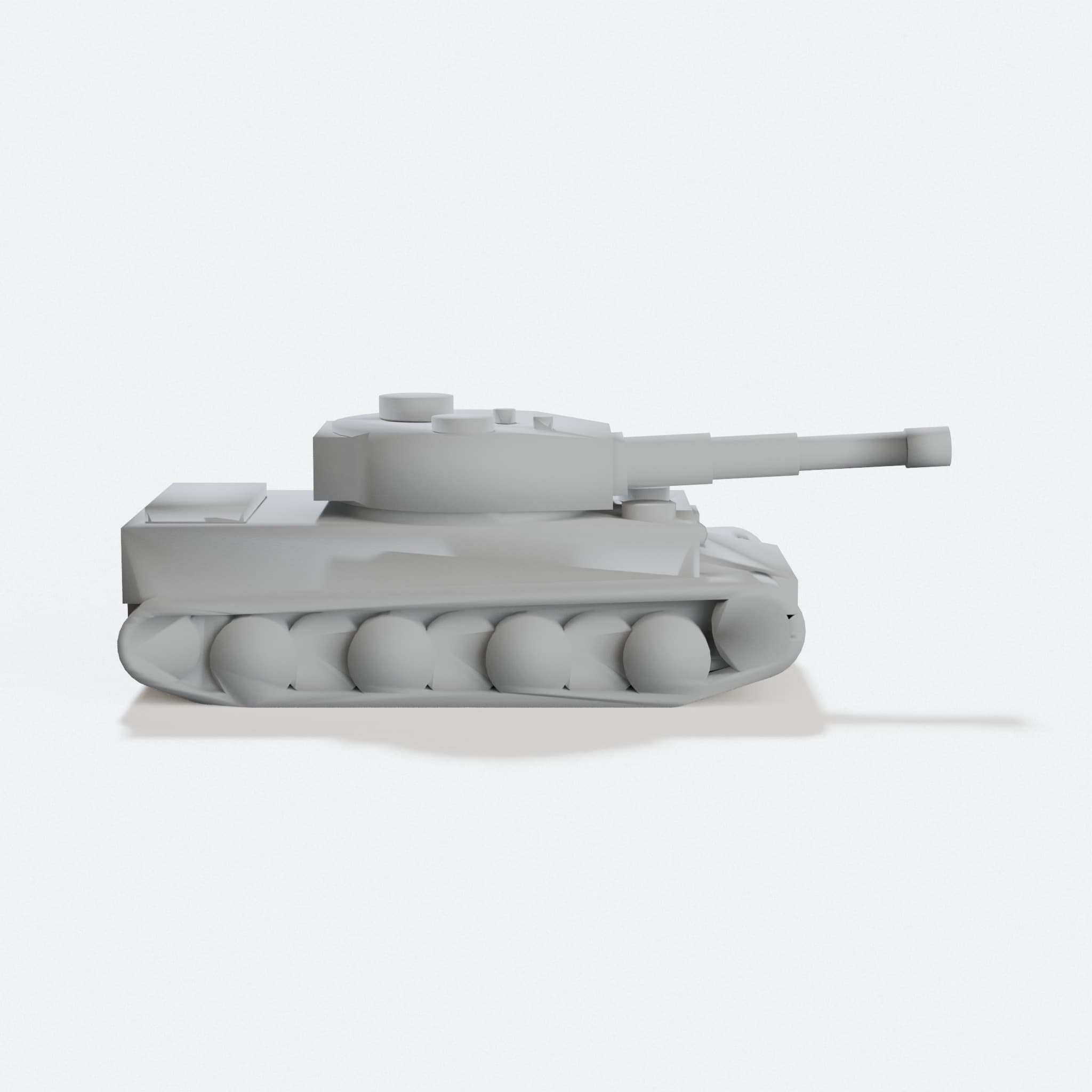 Tiger 1 Tank for Memoir '44 Board Game, hero tilt