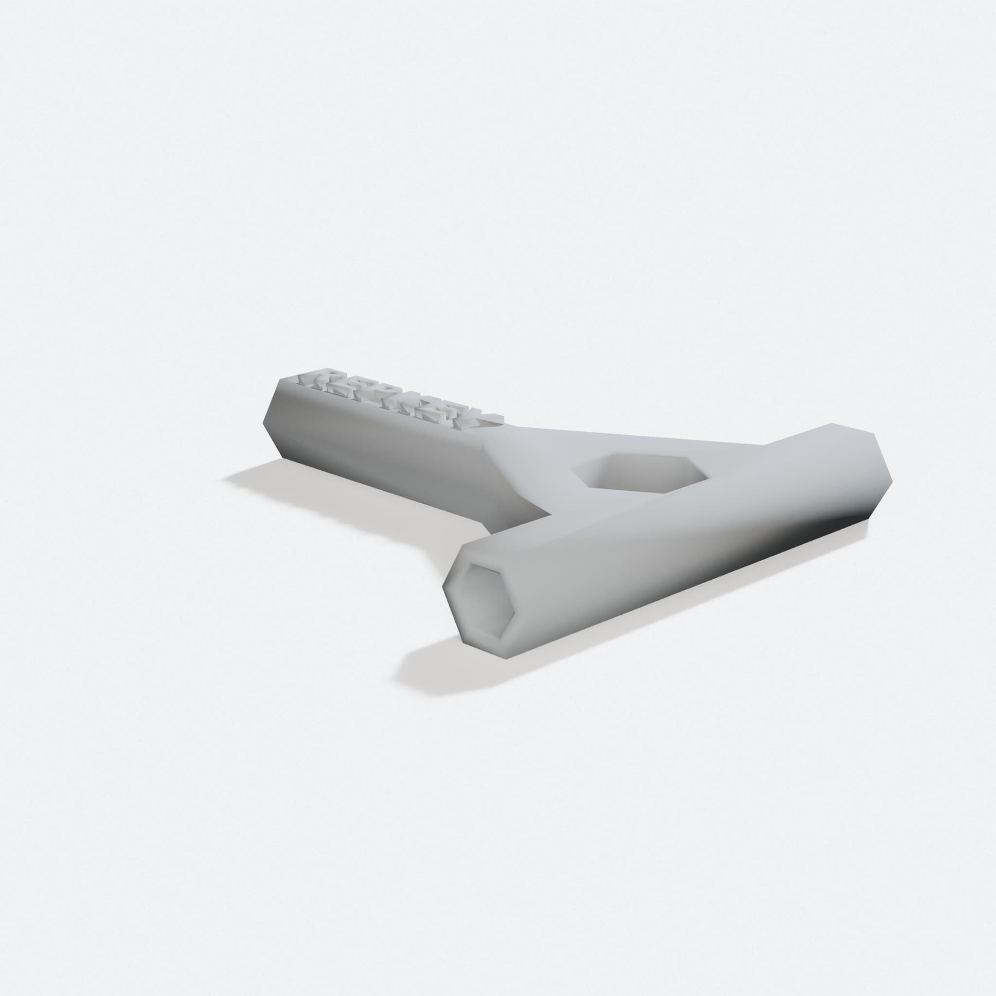 RepKey 3D Printed Workshop Tool for Prusa, turn three quarter