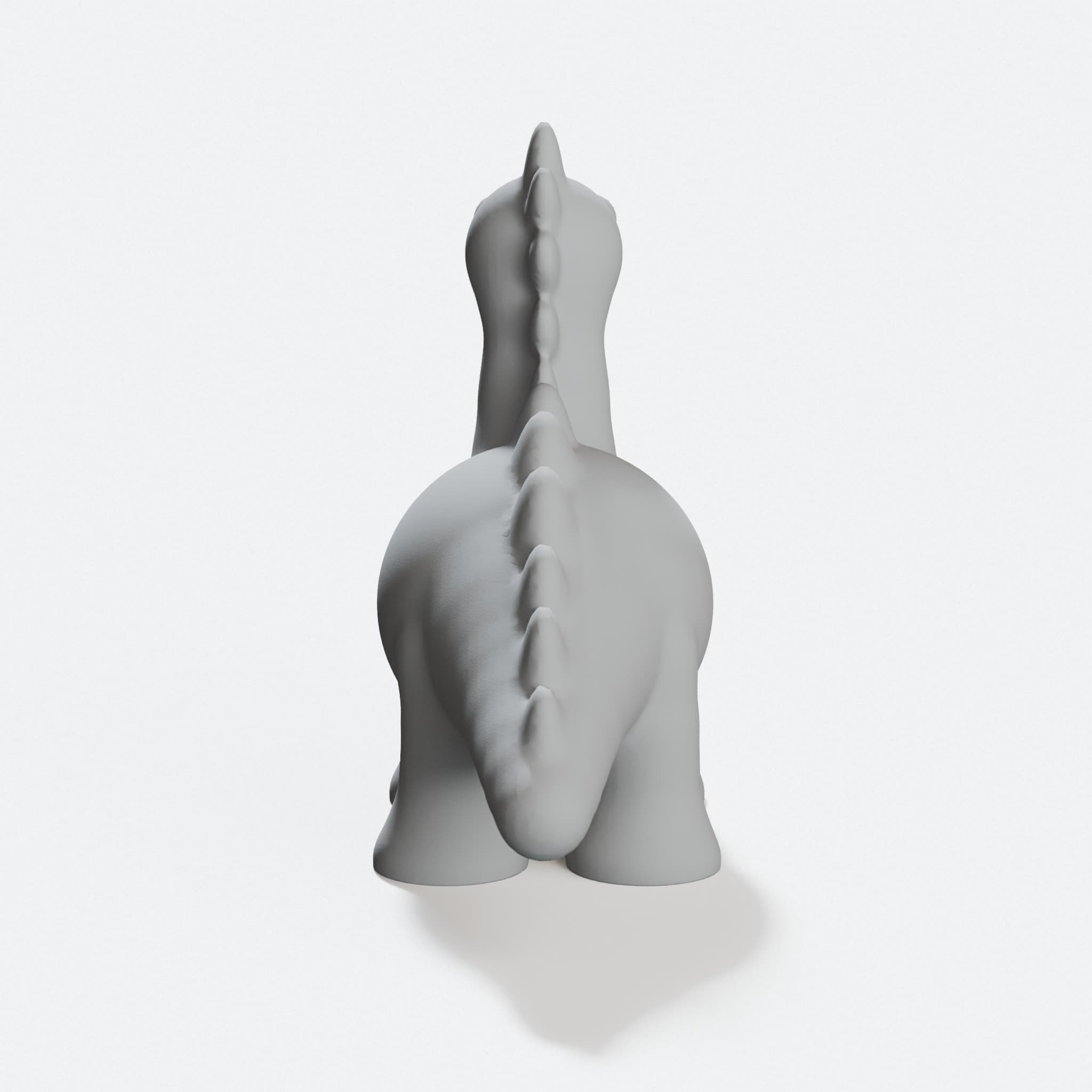 3D Printed Dinosaur Toy, Stegosaurus, hero tilt
