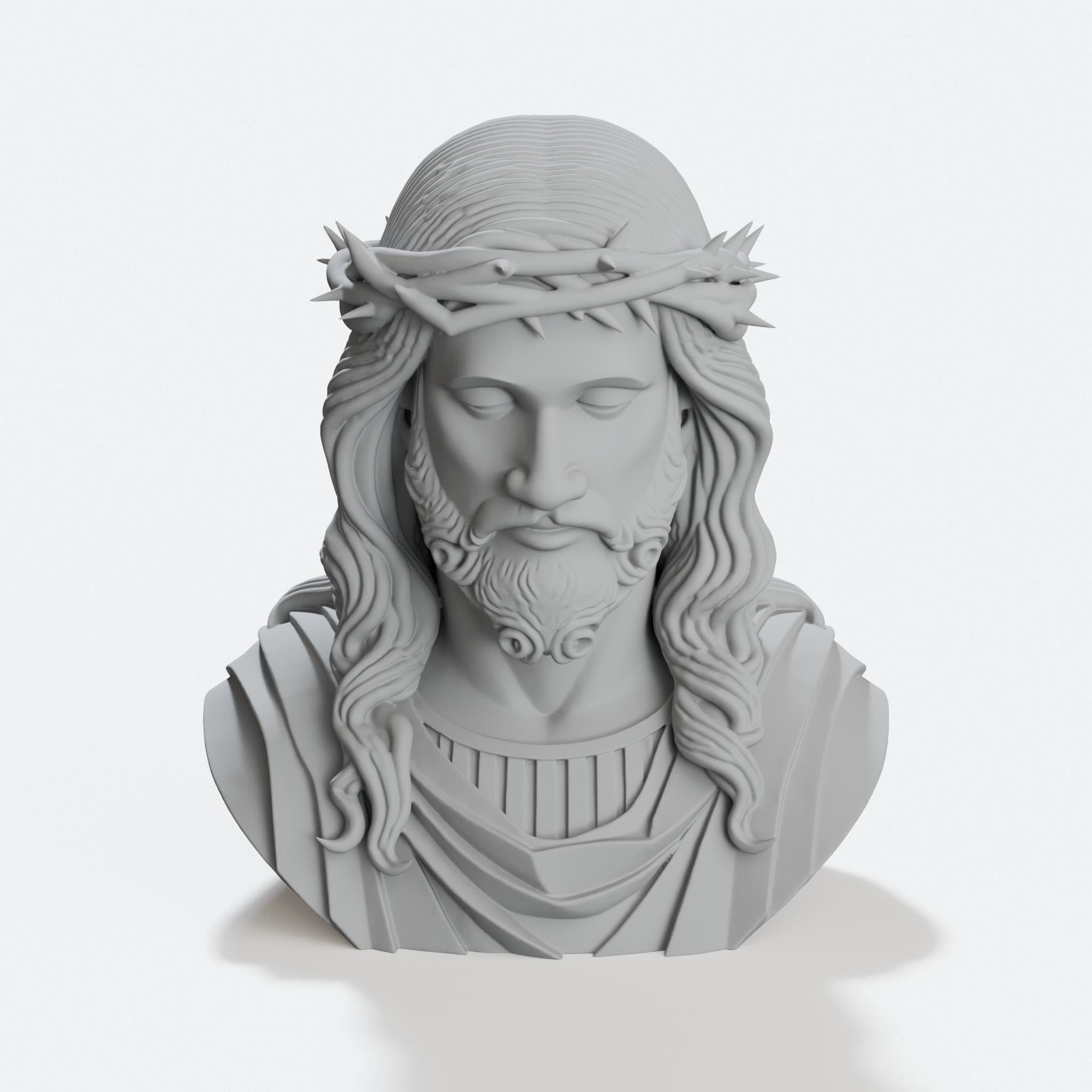 Jesus Christ Bust Religious Decor Sculpture, hero tilt