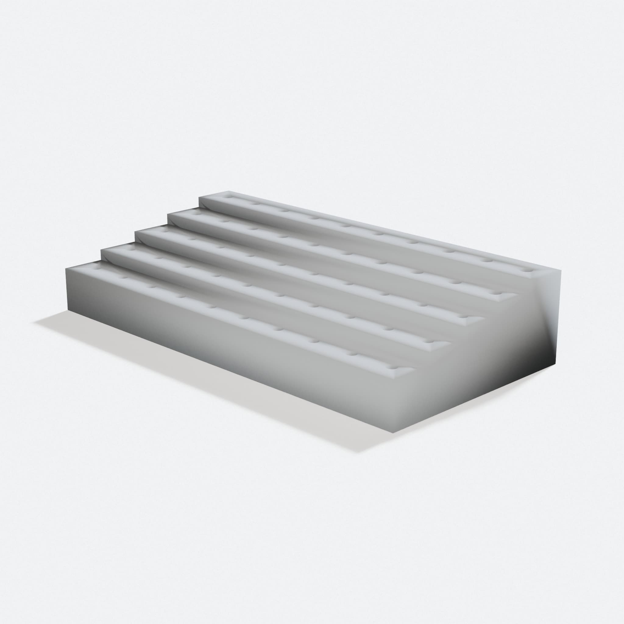 Compatible with Dremel 3D-Printed Burr and Drill Bit Organizer, turn three quarter