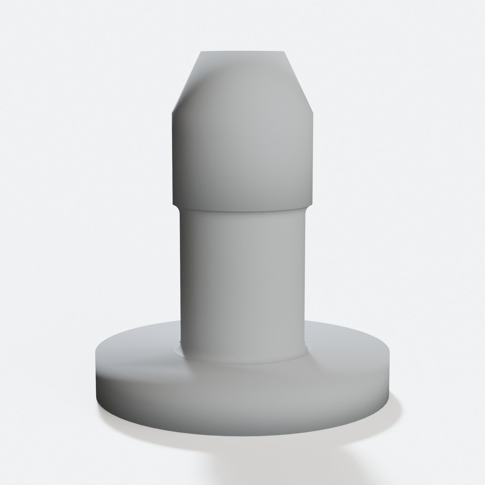 Snap-On Pin for 120mm Fan Guard 3D Printed, hero tilt
