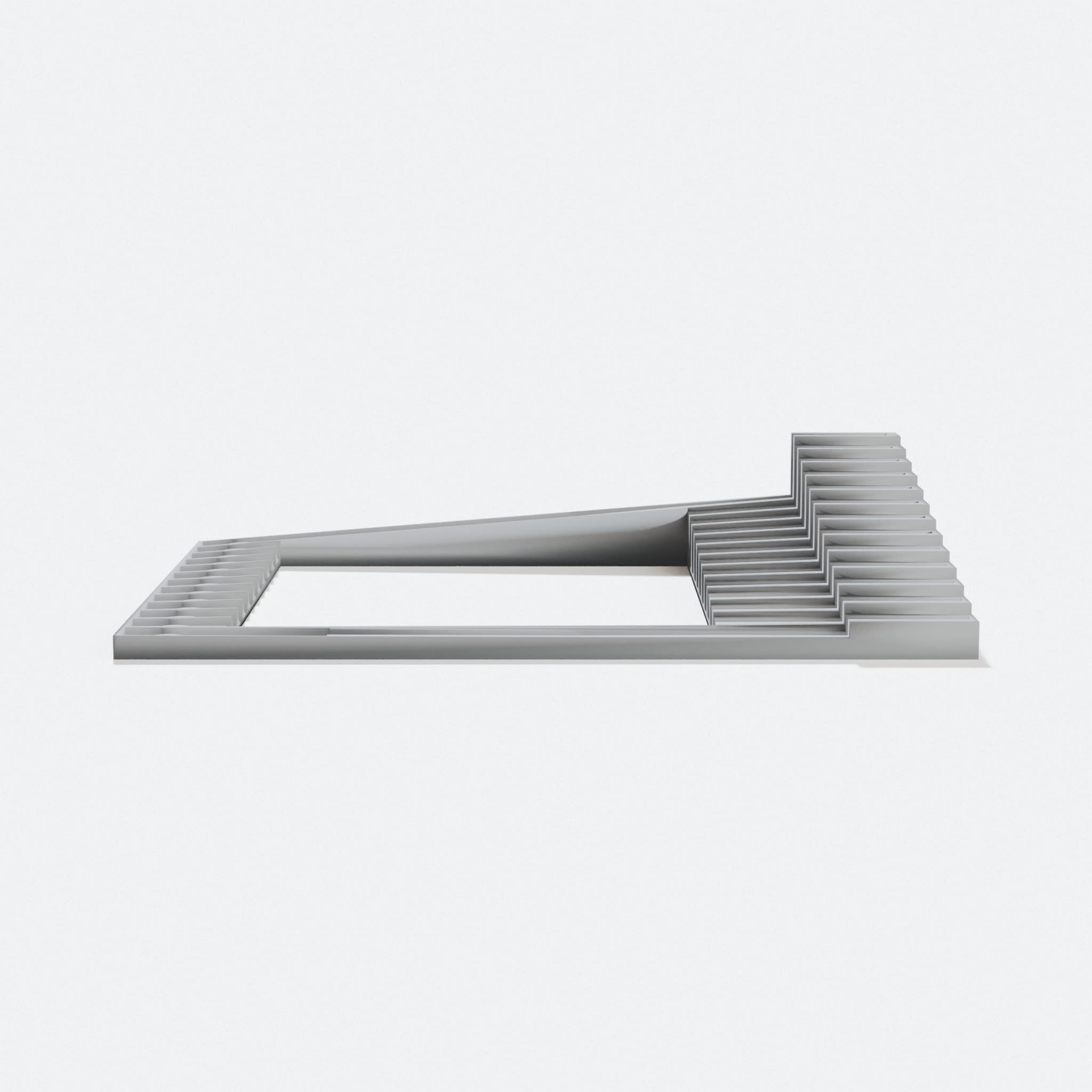 3D-Printed Spade Bit Rack for Toolbox Drawers, hero tilt