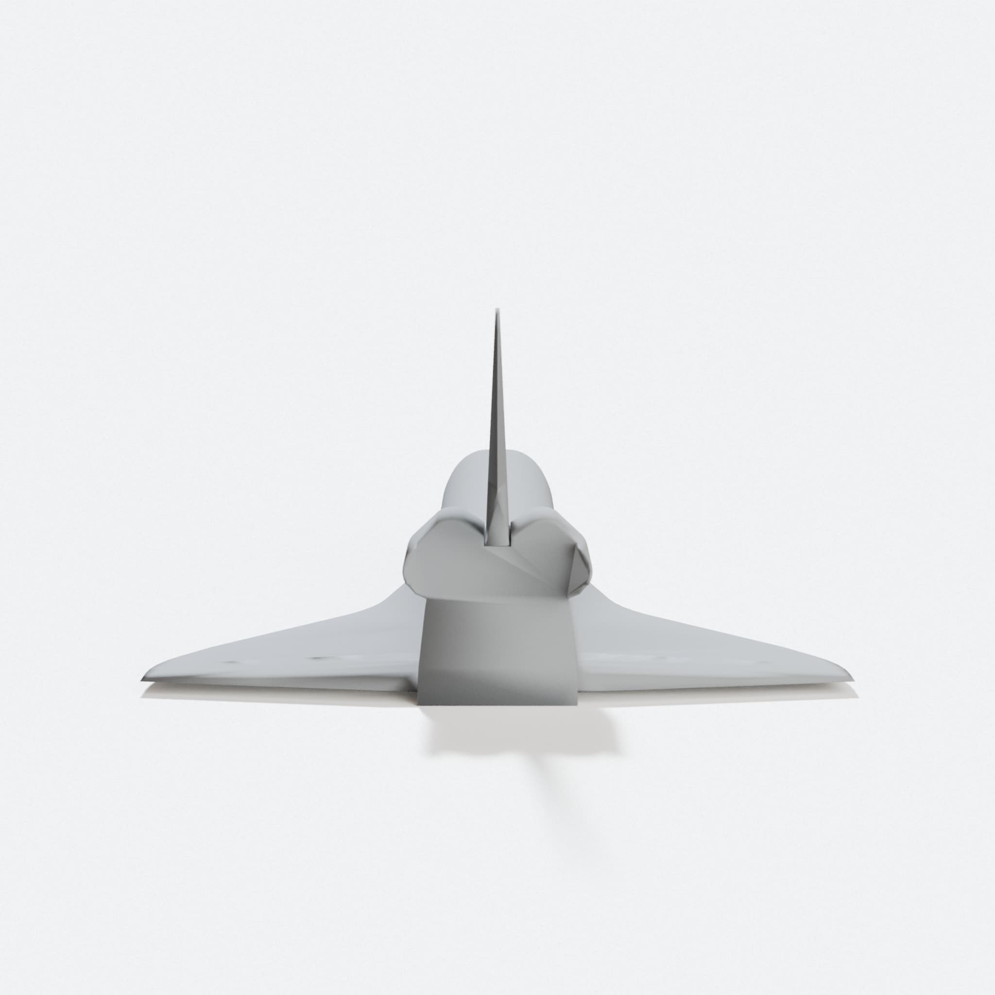 Glow in the Dark Space Shuttle 3D Printed Ornament, hero tilt