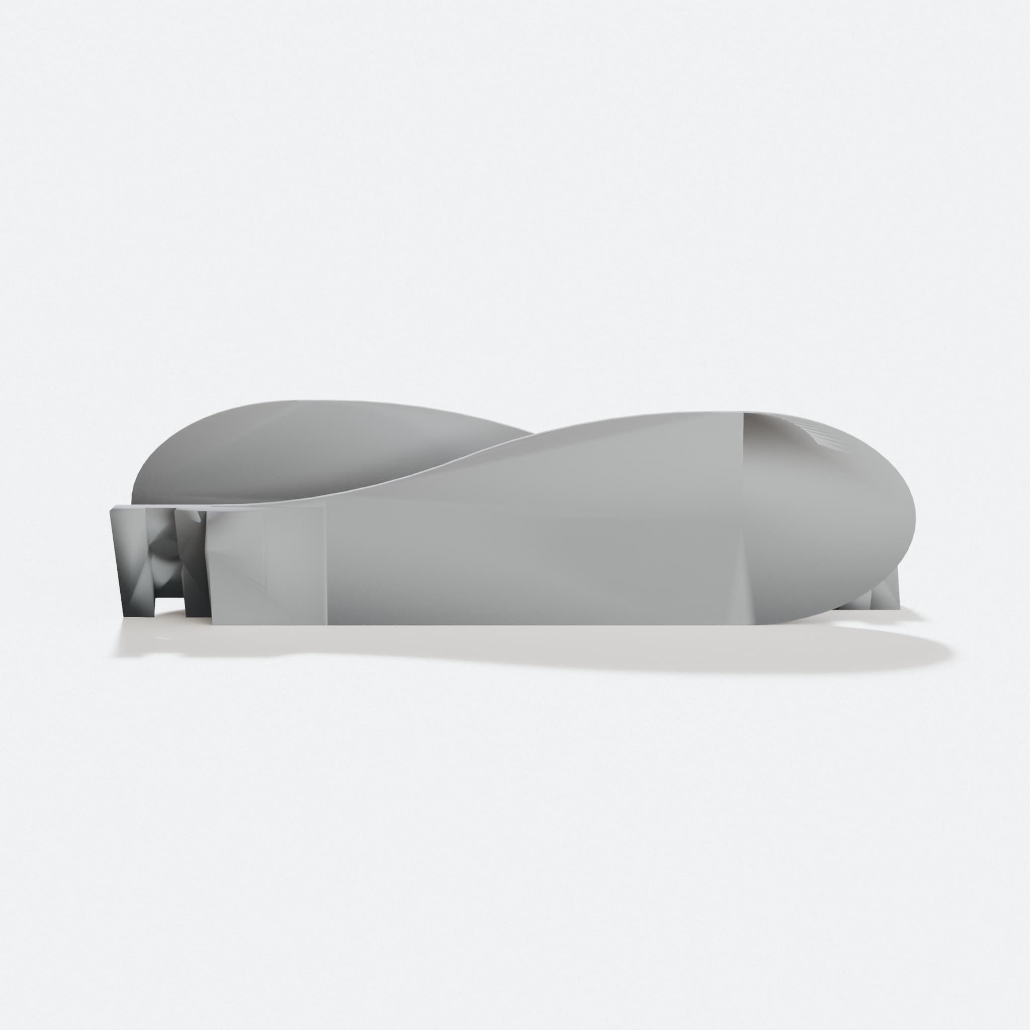 Two Blade Propeller – Customizable 3D Printed Toy, hero tilt