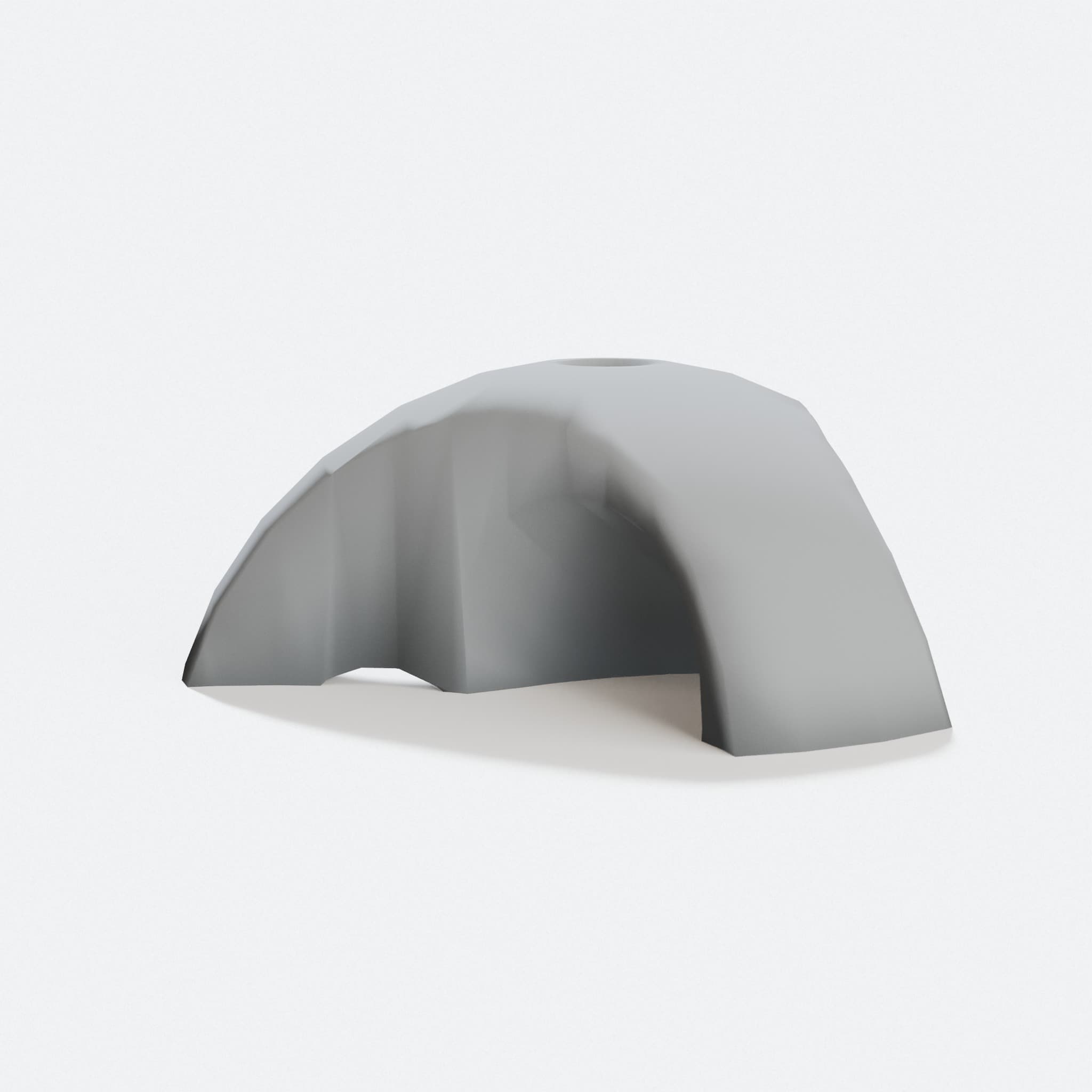 Parametric Tube Clamp for 3D Printed Home Decor, hero tilt