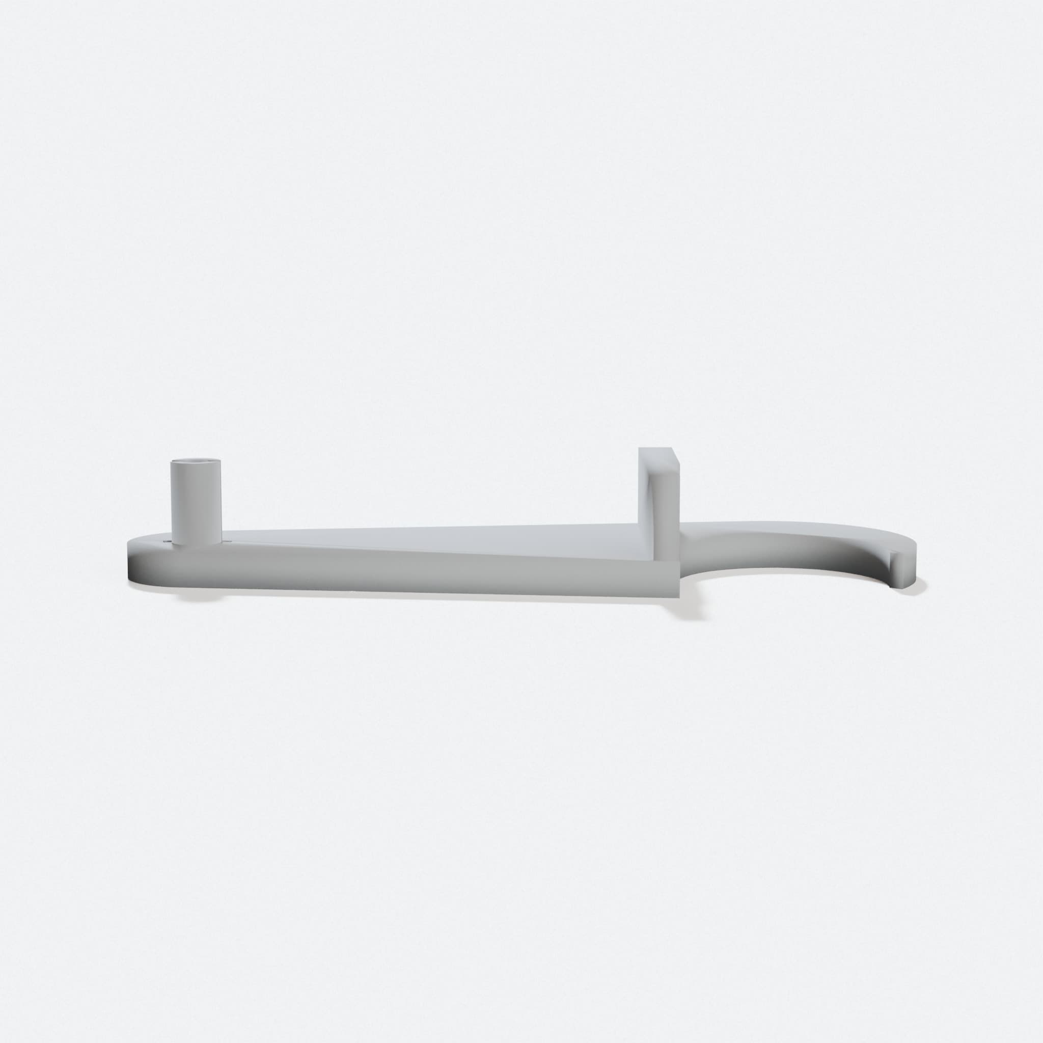 Billy Hook 3D Printed Organizer for IKEA Bookcase, hero tilt