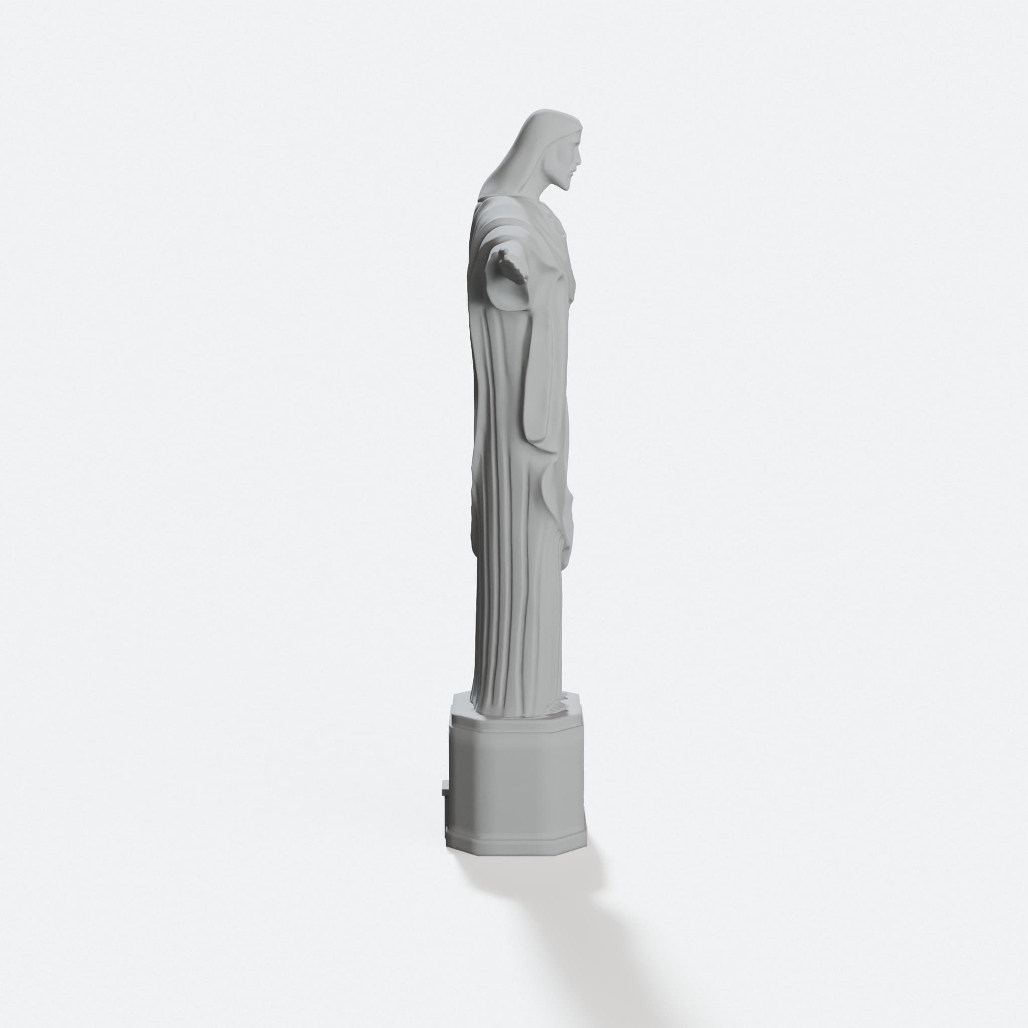 Cristo Redentor 3D Printed Home Decor Statue, hero tilt