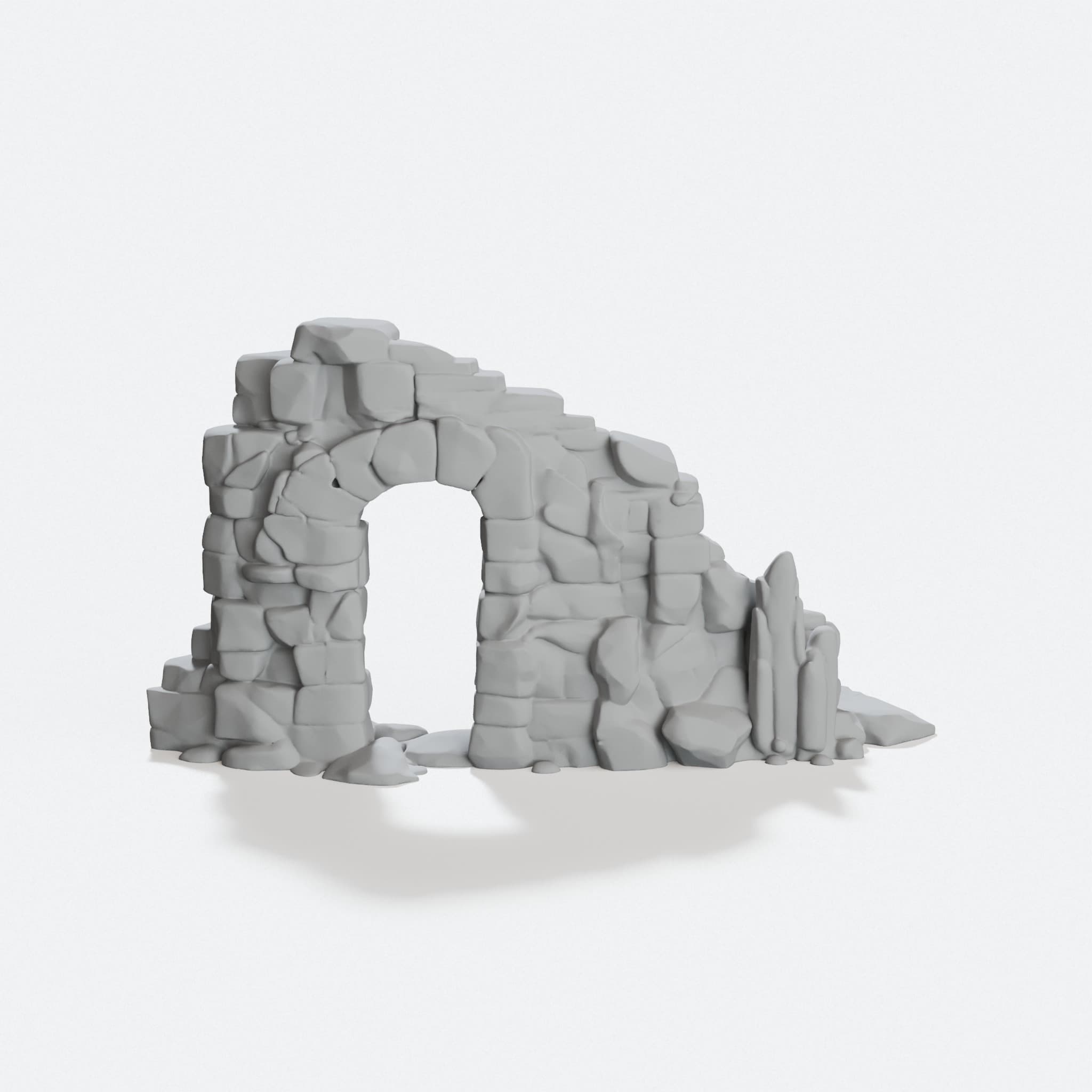 Free Stone Archways 3D Printed Toys for Tabletop Games, hero tilt