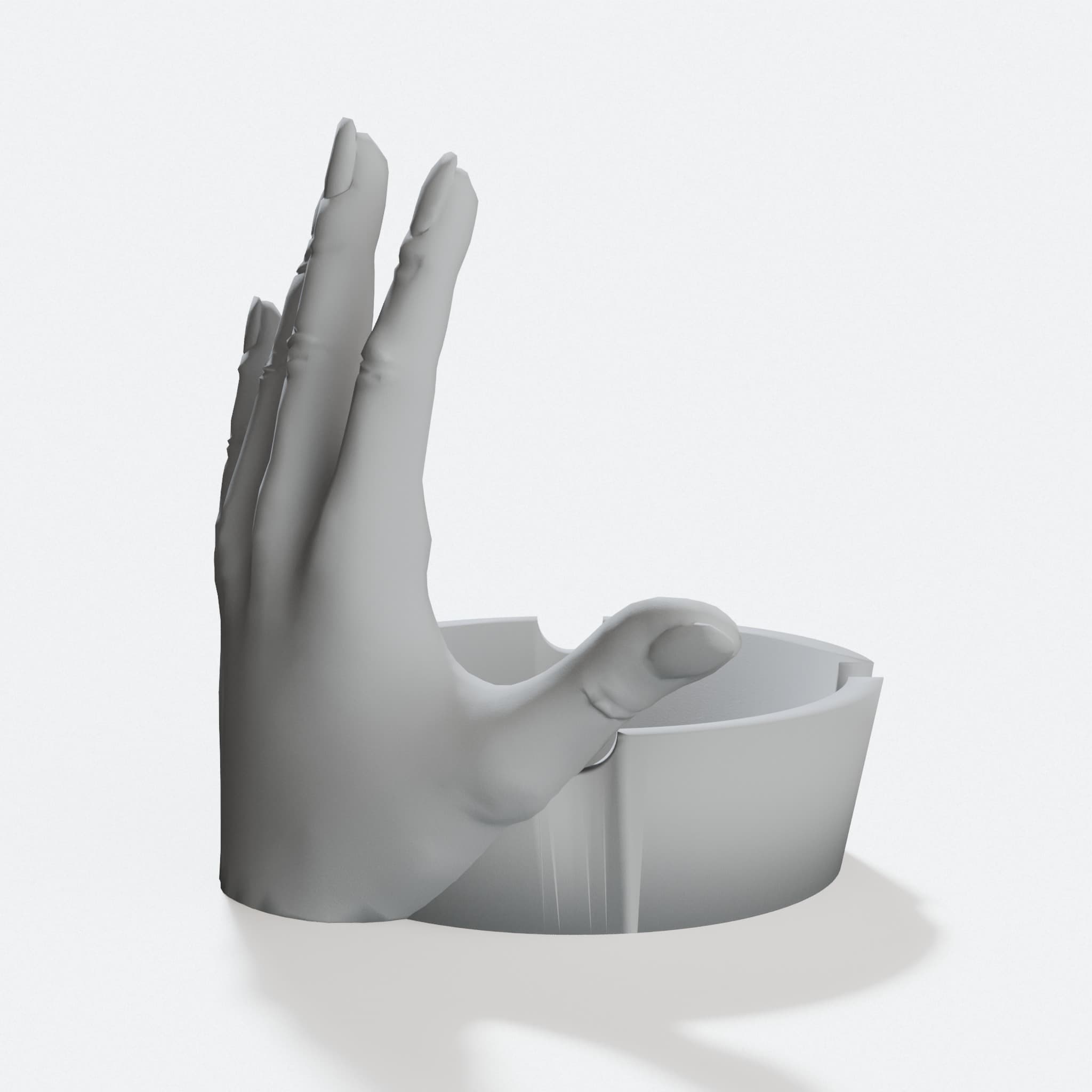 Hand Shape Ashtray Quirky Decor Piece, hero tilt