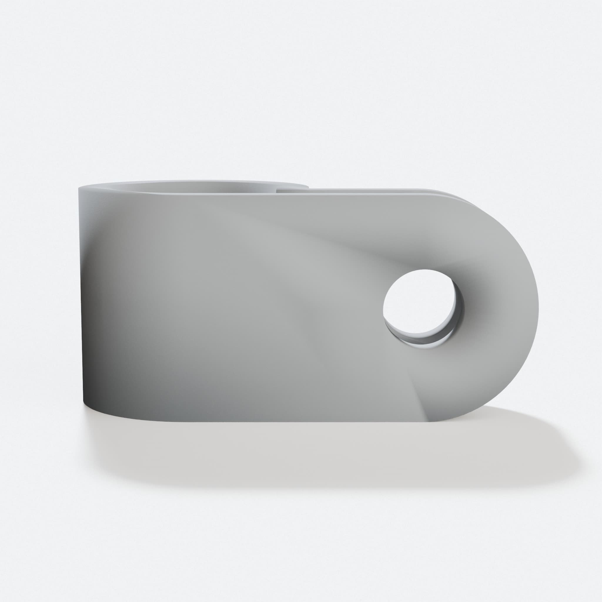 Parametric Cable Clip 3D Printed Organizer, hero tilt