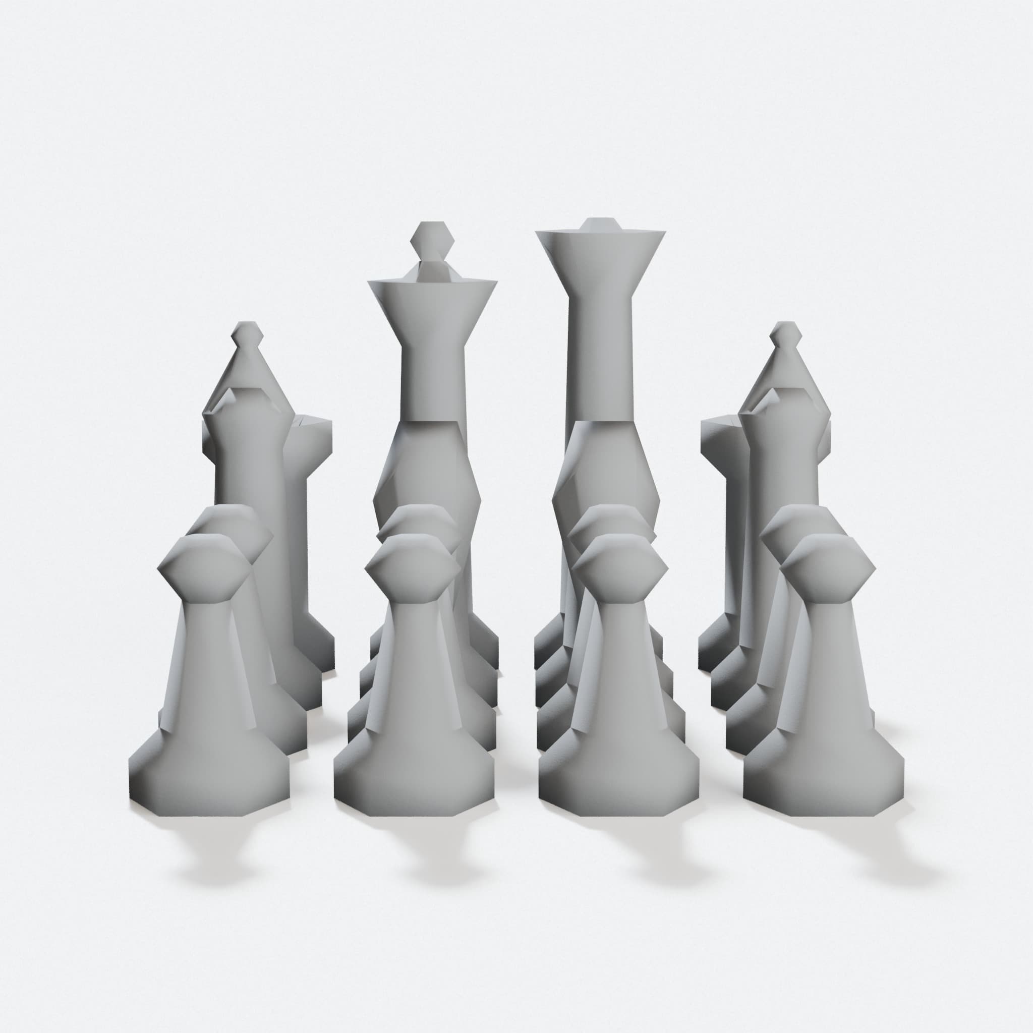 Hexagonal Chess Set, 3D Printed Toys Game, hero tilt