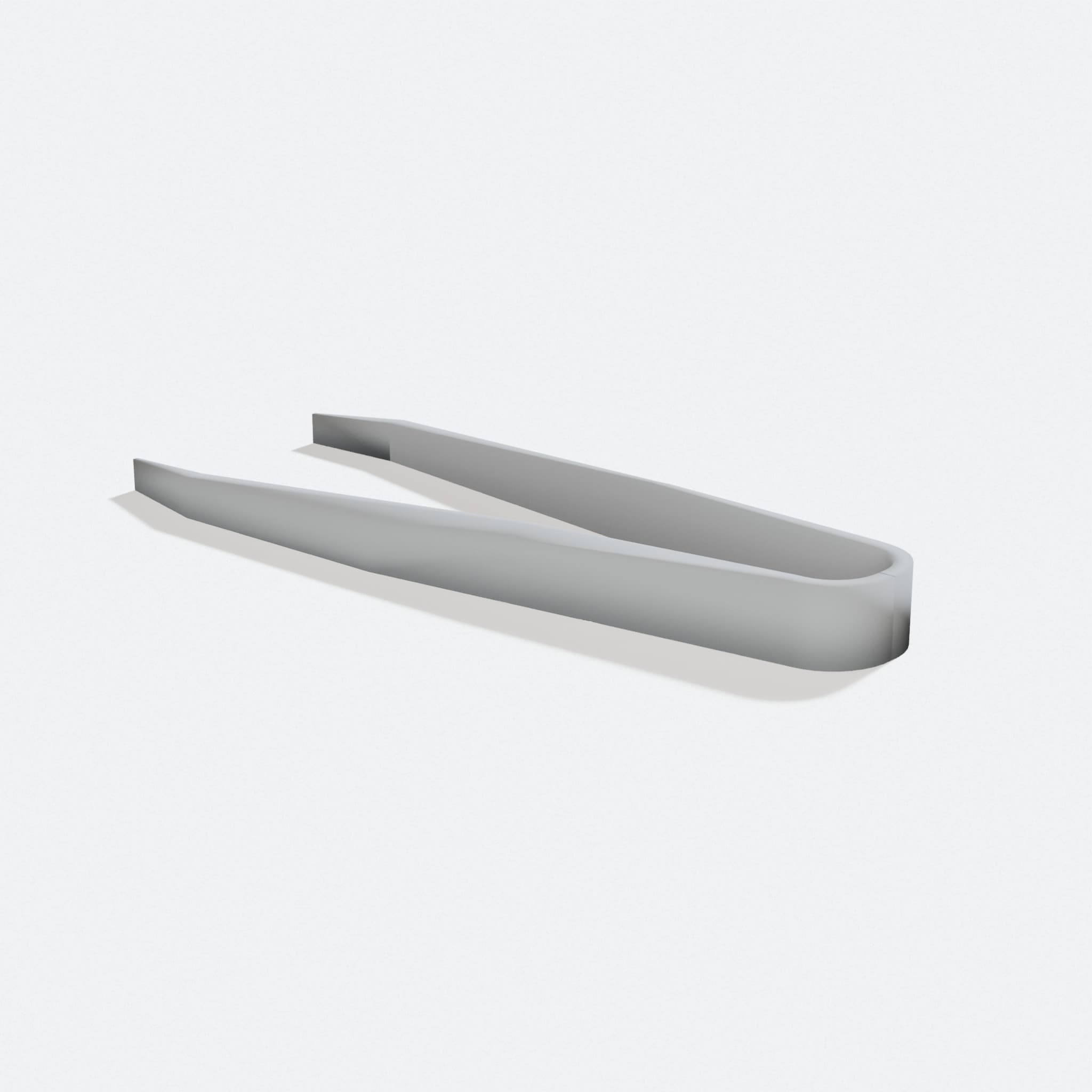 3D Printed Workshop Tweezers with Strong Grip, turn three quarter
