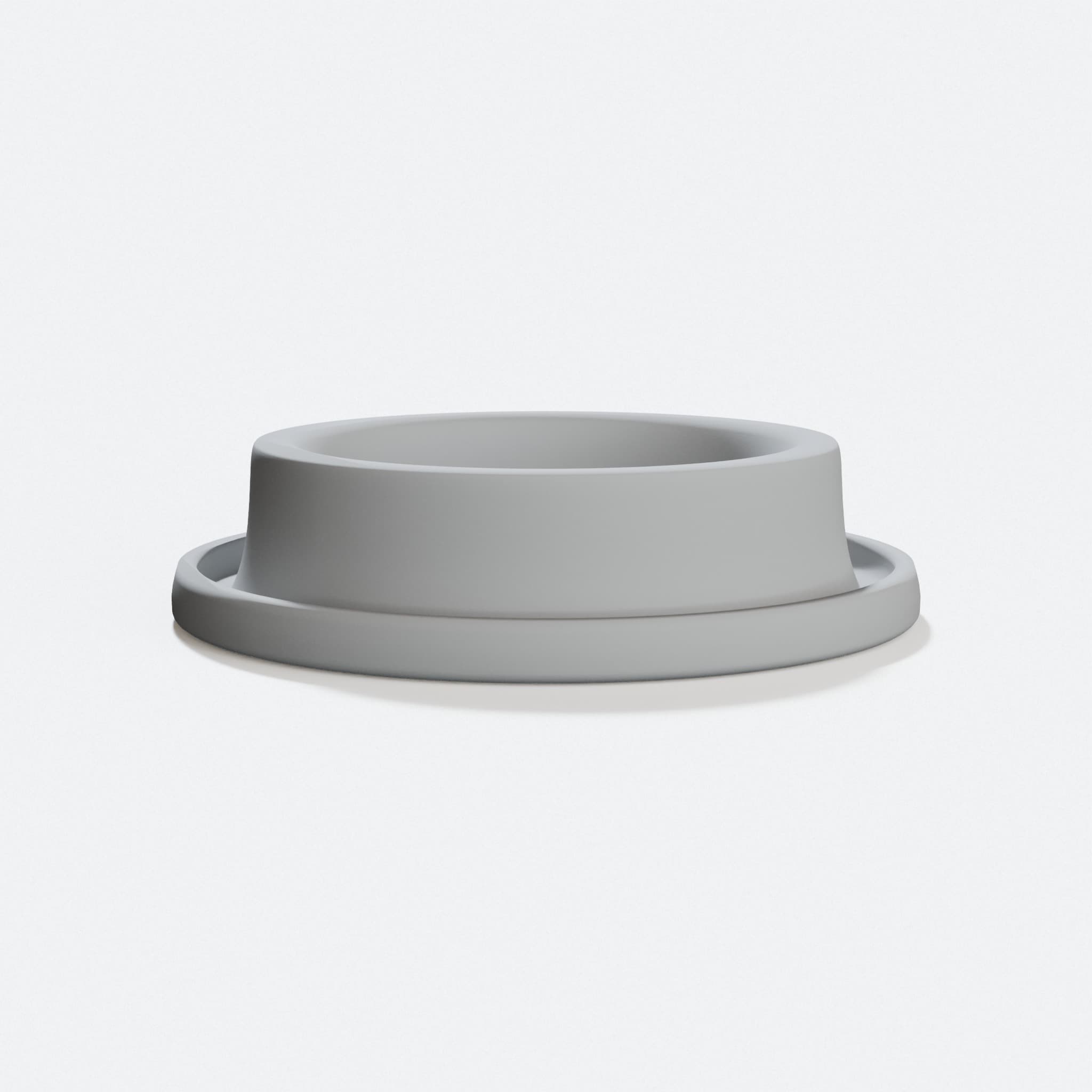 3D Printed Pet Bowl with Anti-Bug Moat, hero tilt