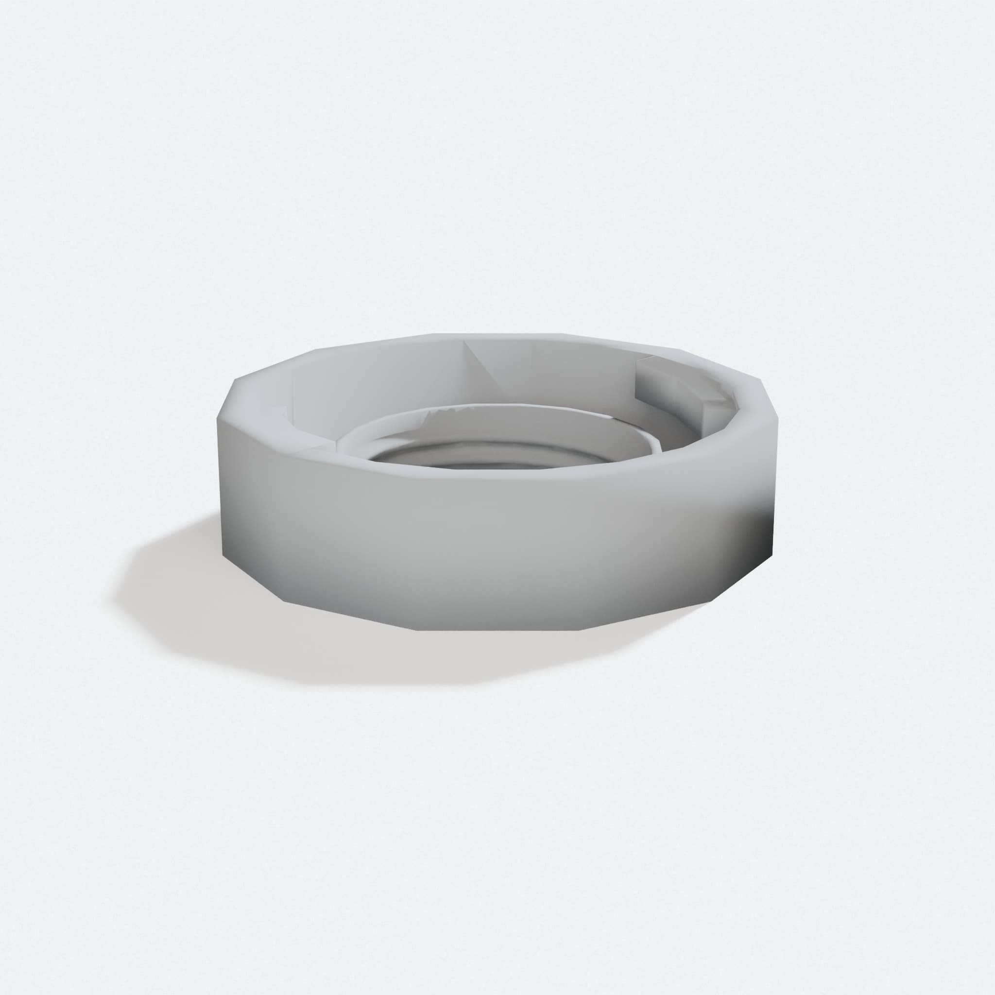RV Freshwater Coupler 3D-Printed Adapter, turn three quarter