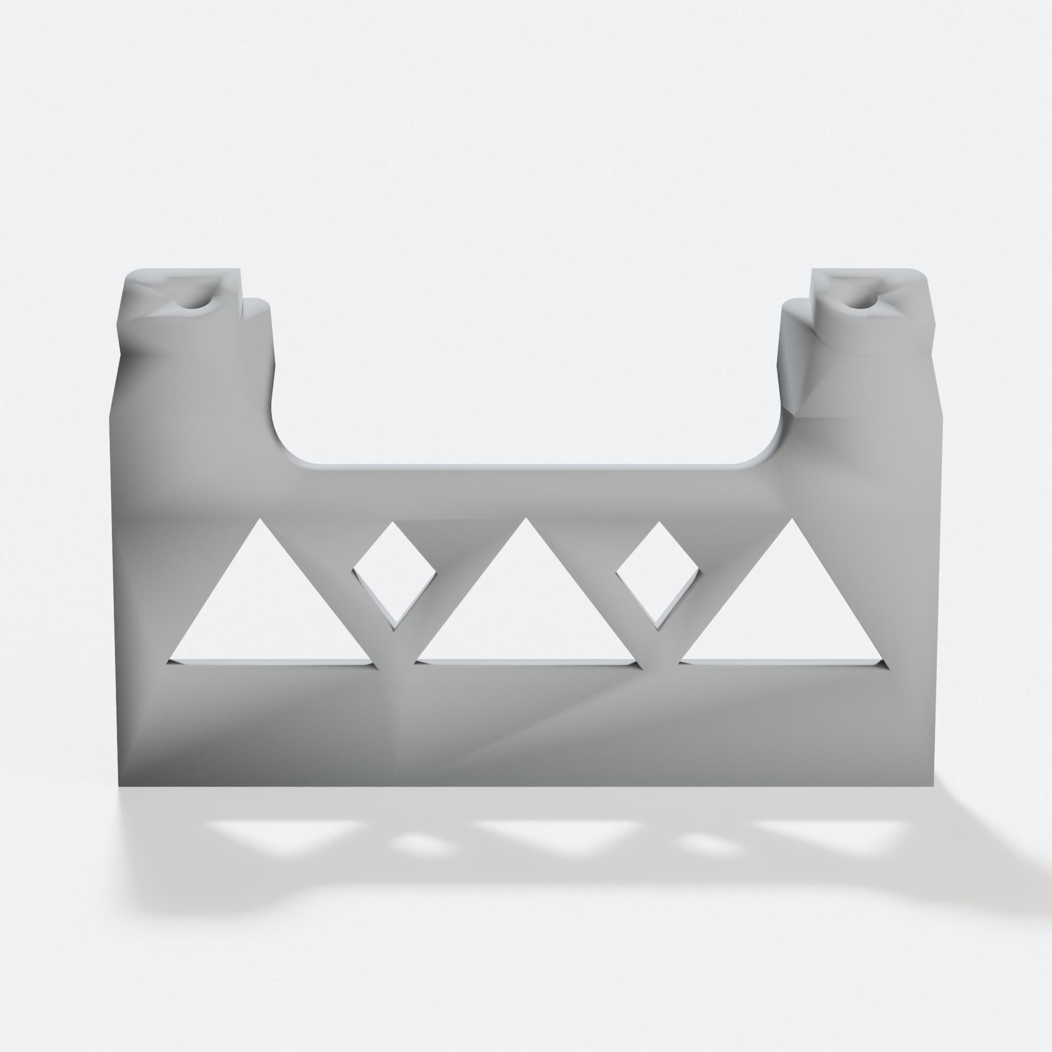 Better Angled Fan Duct for Geeetech A10M A20M Printer, hero tilt