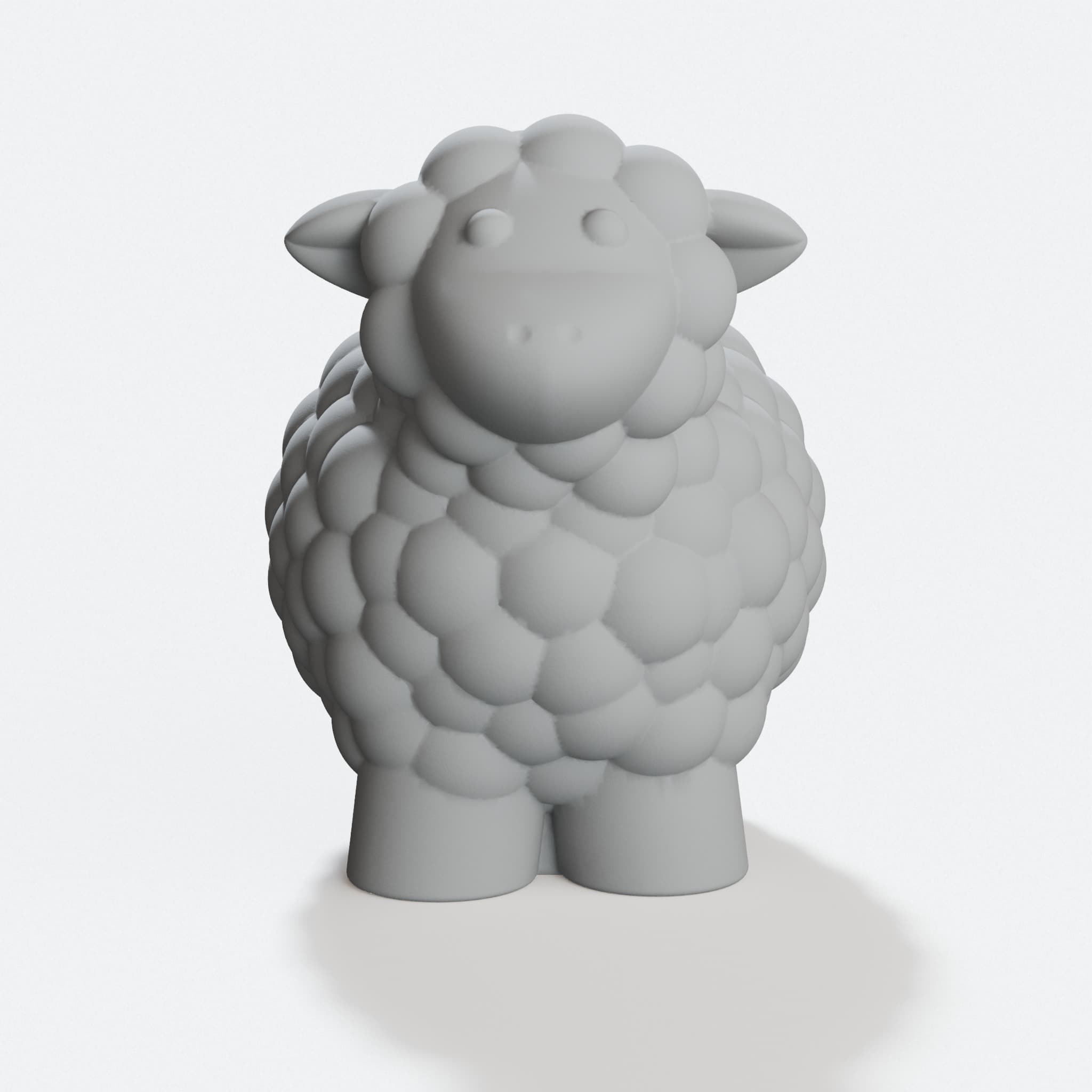 3D Printed Sheep Toy for Kids, hero tilt