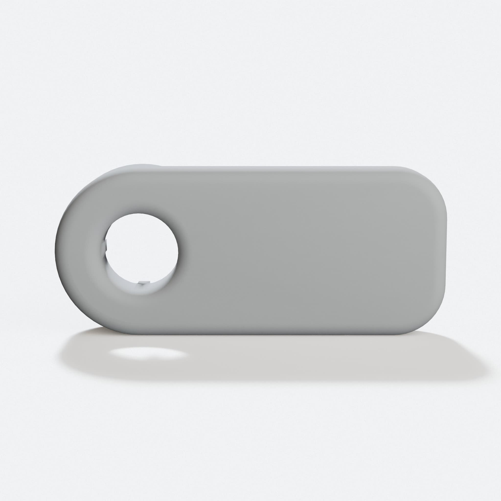 3D Printed Car Radio Antenna Mast Wrench Tool, hero tilt
