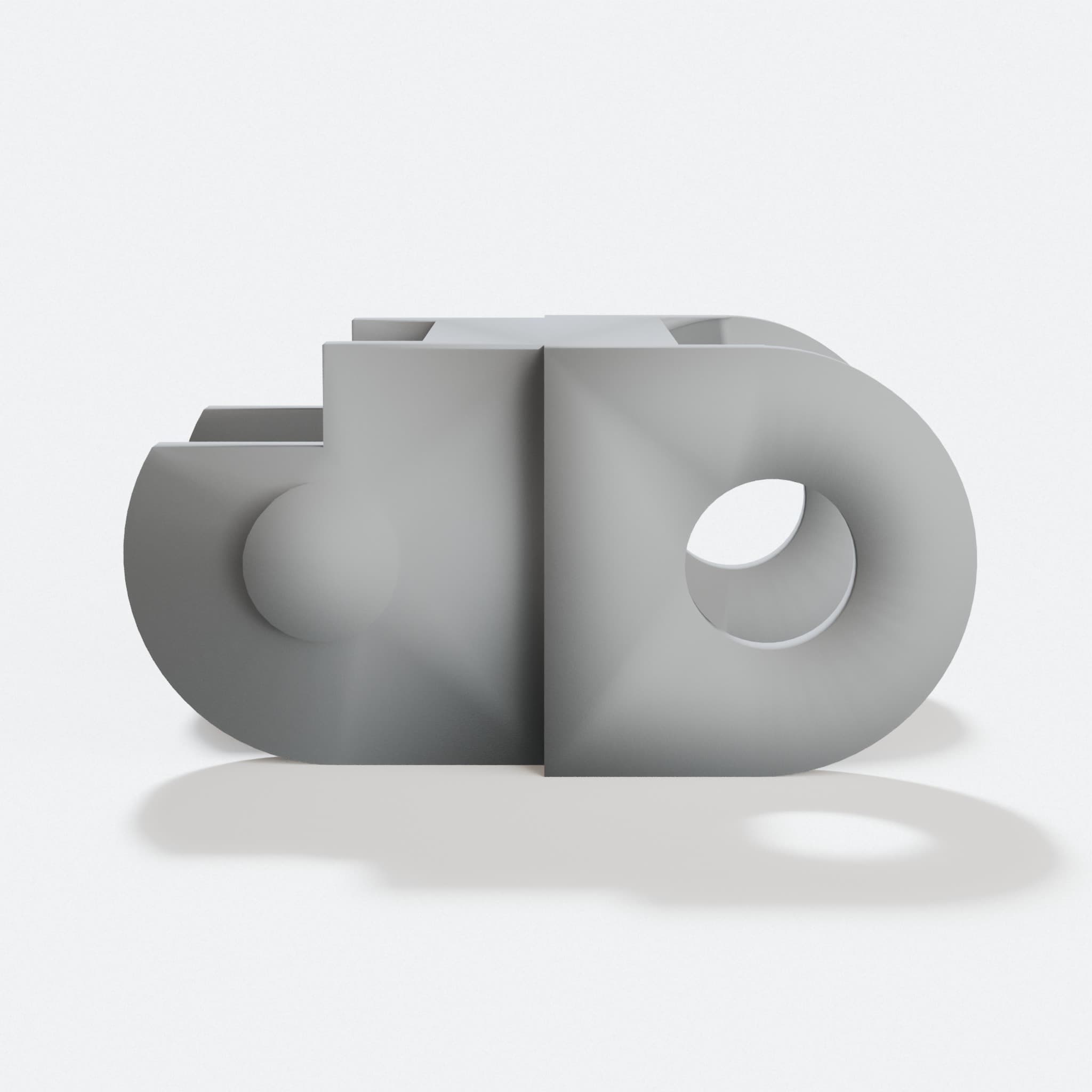 Compatible with Prusa i3 Hephestos Cable Chain Mount, hero tilt