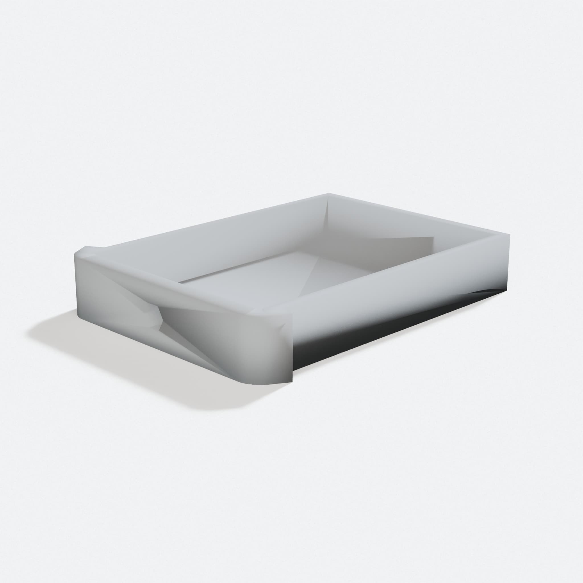 Minimal Jewelry Box, 3D Printed Organizer, turn three quarter