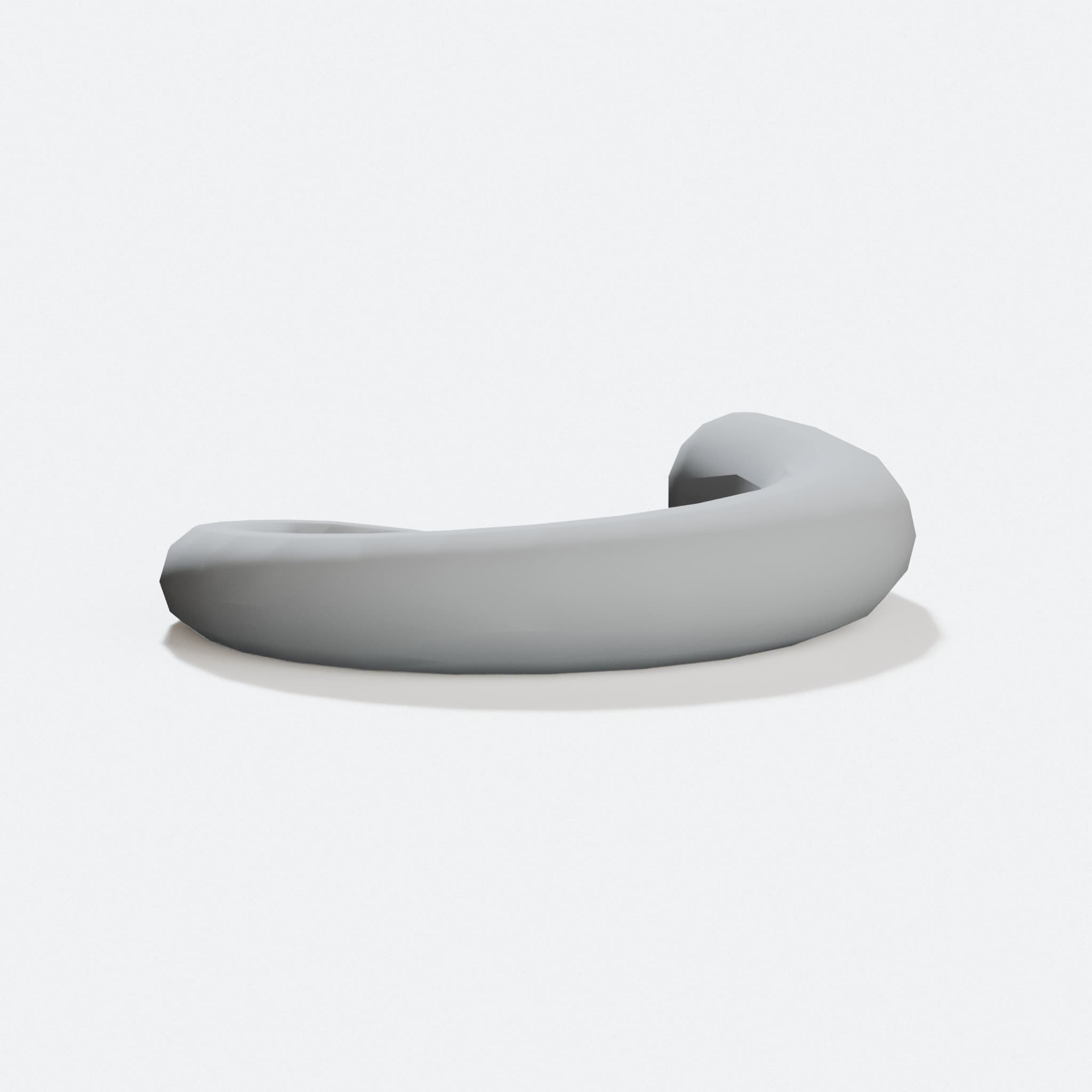 Ear Spiral 3D Printed Gifts, Custom Wearable Piercing, hero tilt
