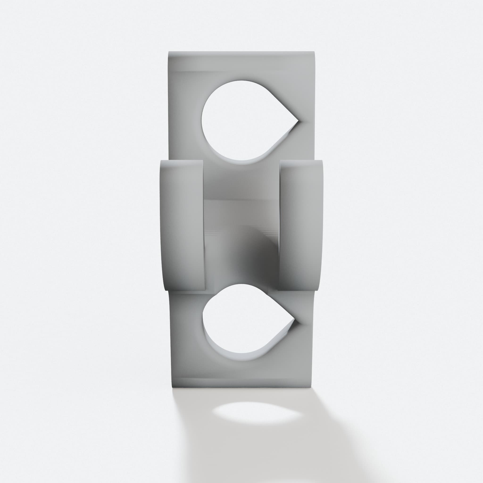 Universal Airbrush Holder for IKEA SKADIS Board, hero tilt