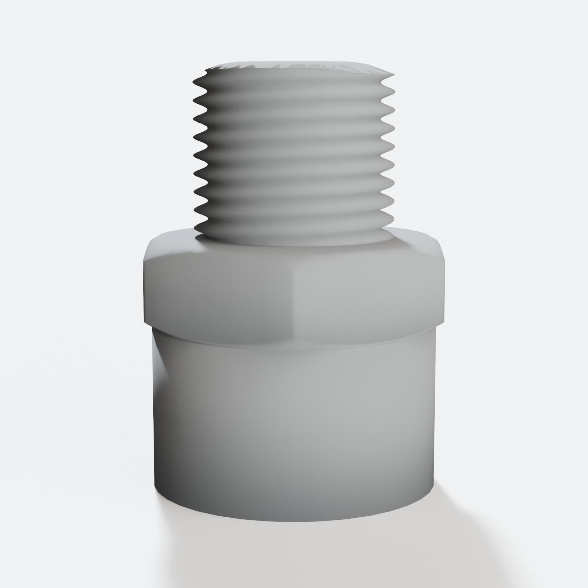 3D Printed Aztek Airbrush to Compressor Adapter, hero tilt