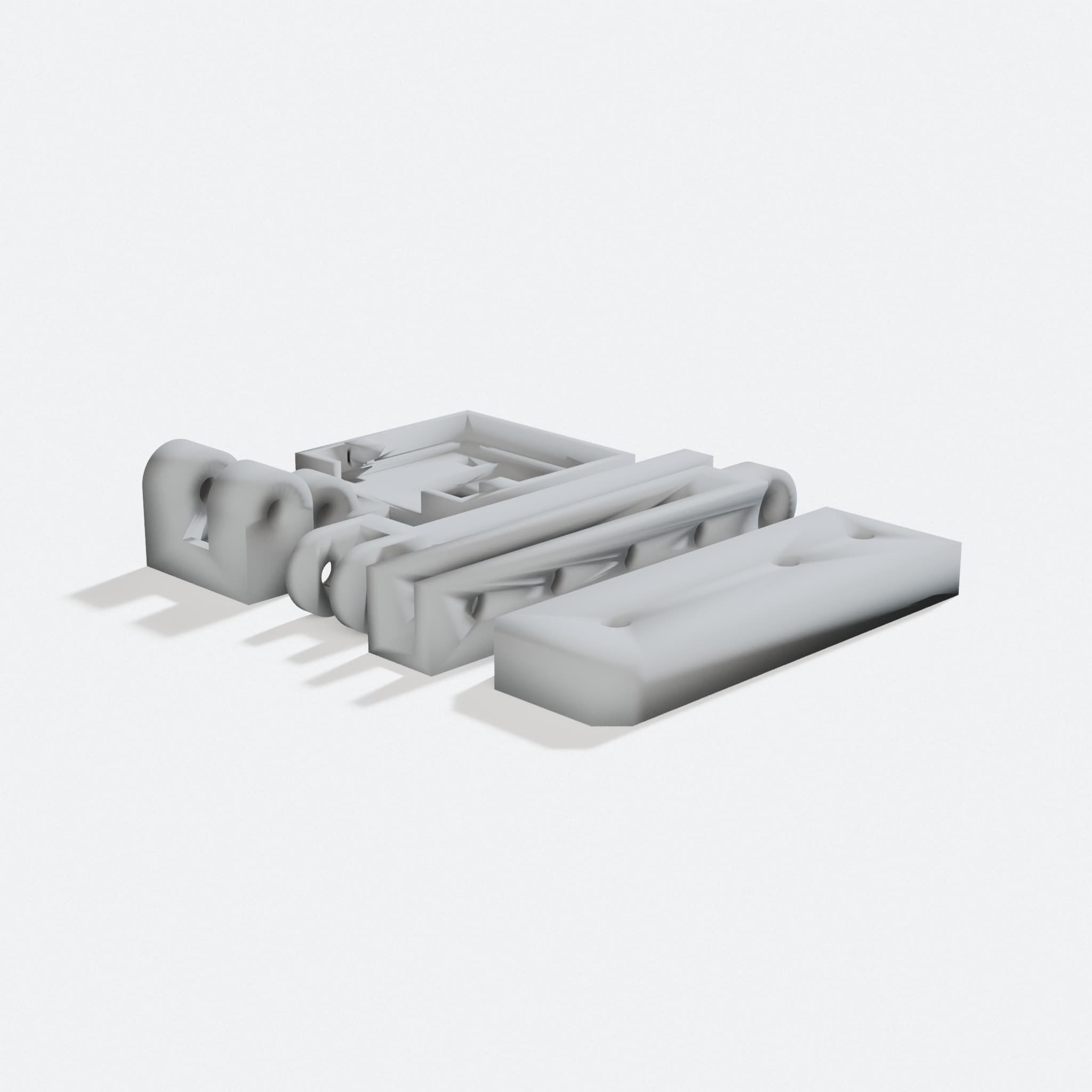 Raspberry Pi Camera Mount for SmartCore 3D Printer, turn three quarter
