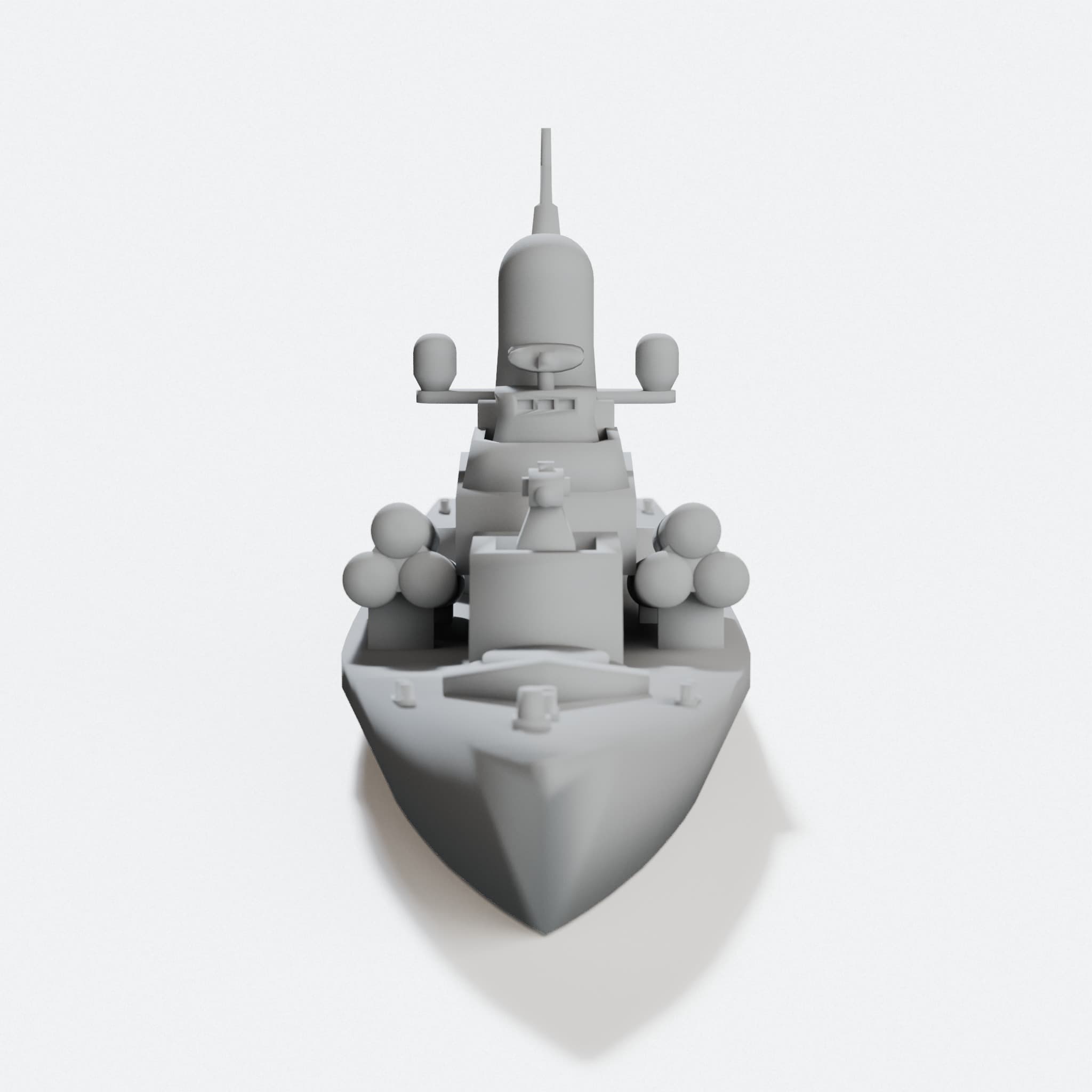 Nanuchka Missile Corvette Display Model, Soviet Navy Warship, hero tilt