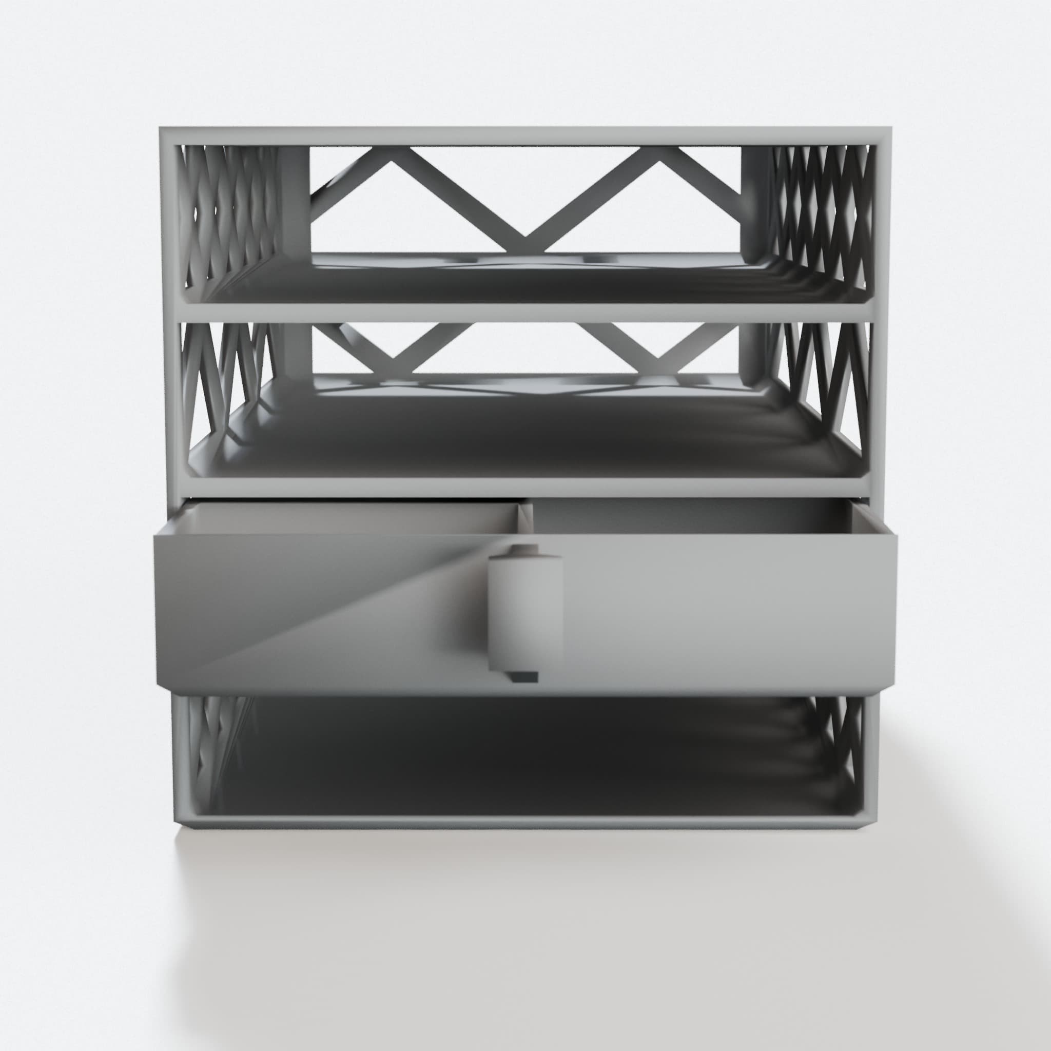 Drawer Box Organizer, 3D Printed Storage, hero tilt