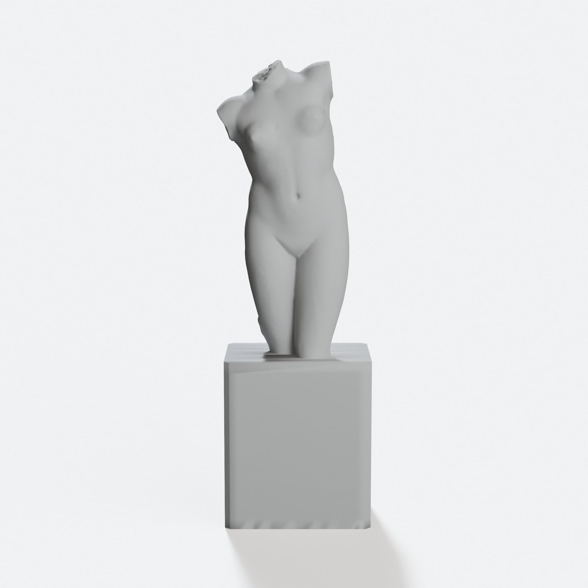 Female Torso, Esquiline Type – Louvre Sculpture Cast, hero tilt