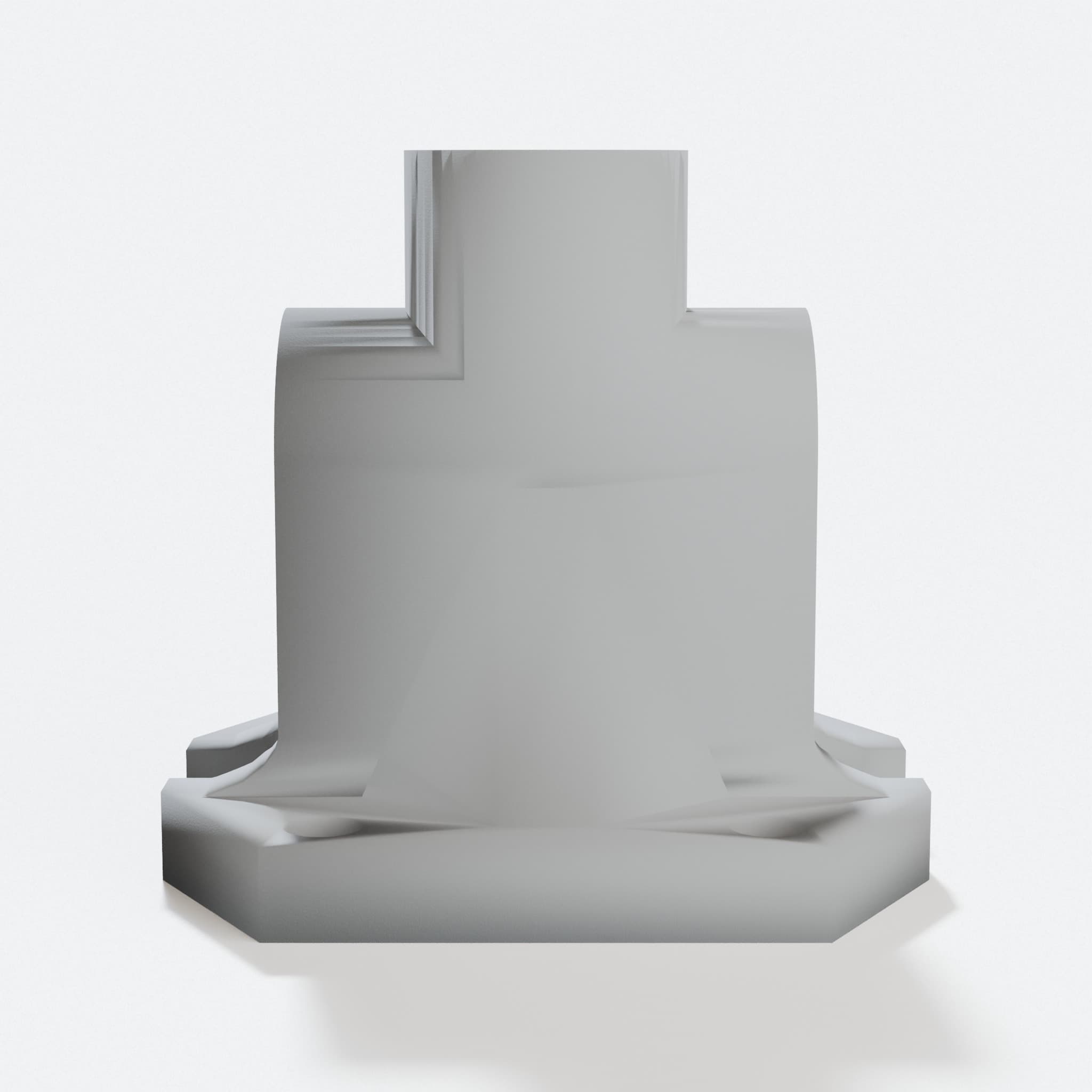 3D Printed Desk Lamp Support Replacement Part, hero tilt