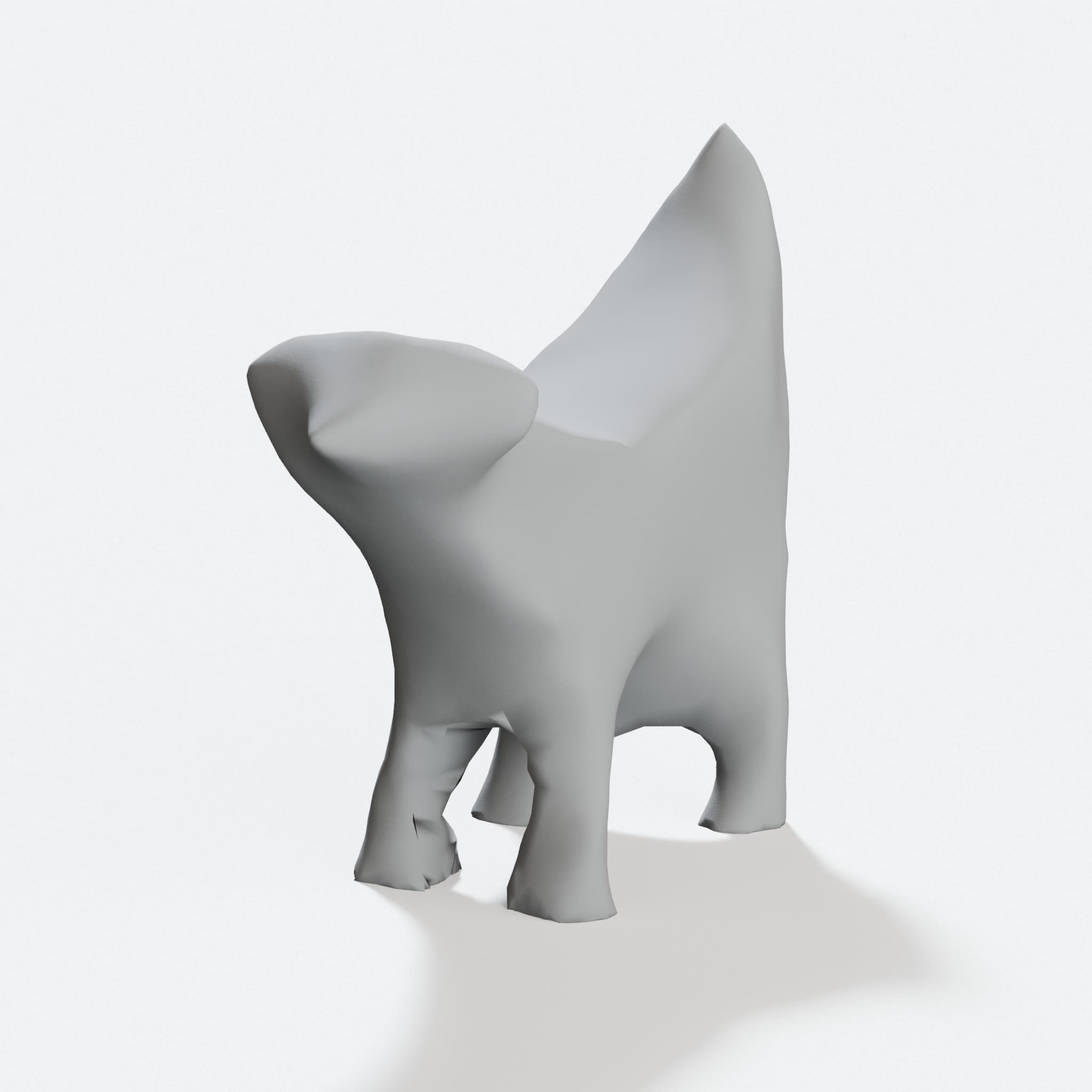 Superlambanana Sculpture 3D Print Model, hero tilt