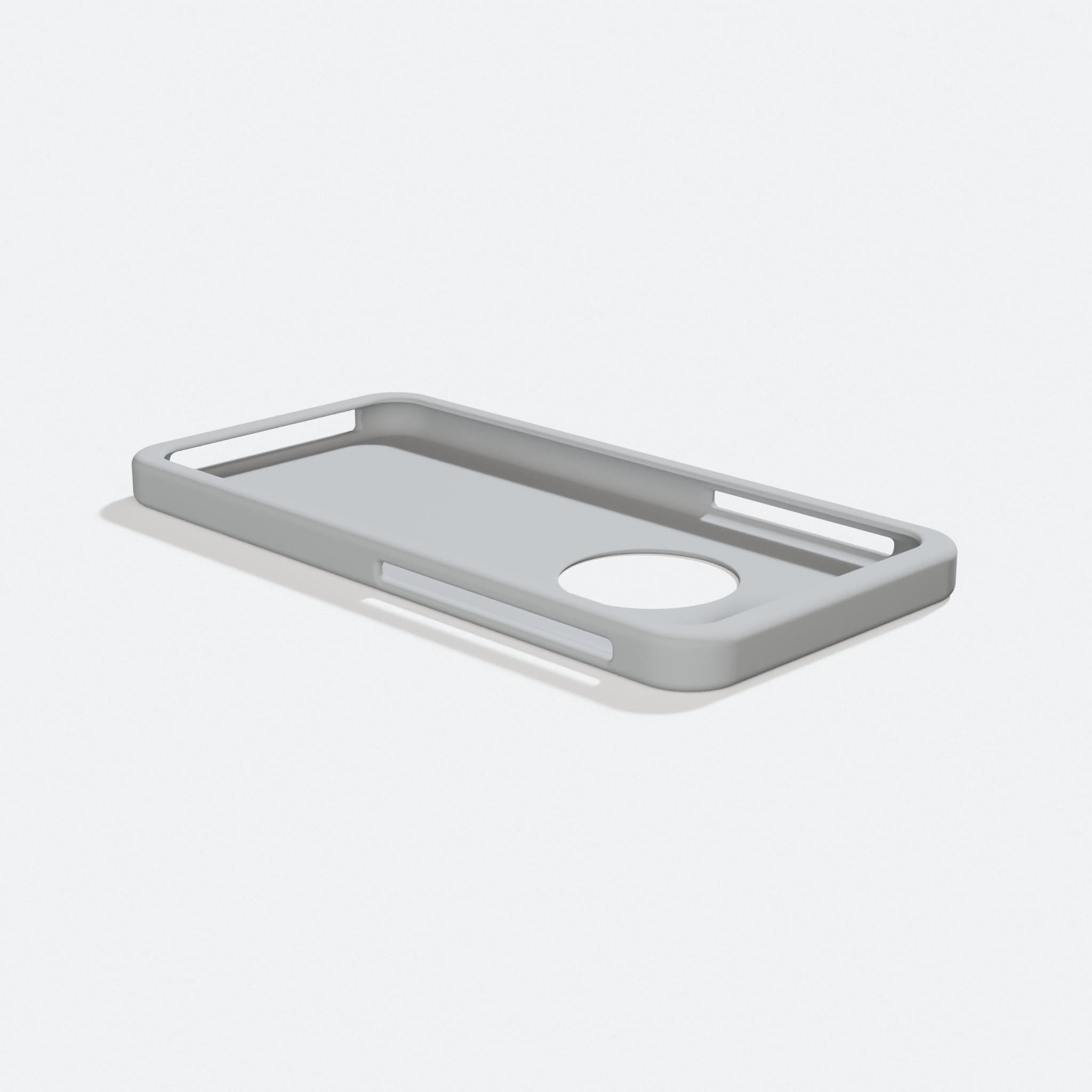 Bumper Case for iPhone 7, 3D Printed, turn three quarter