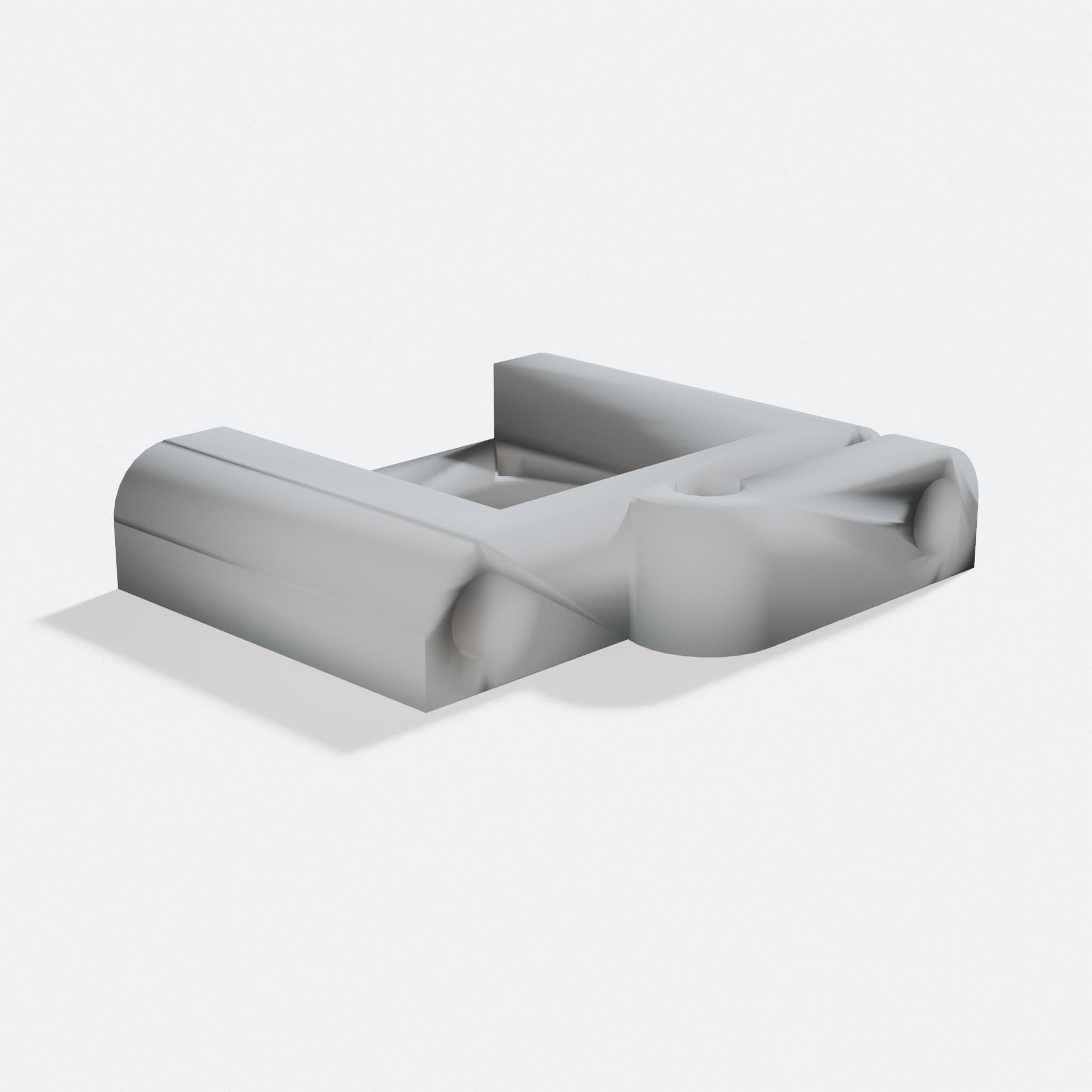 Compatible with Prusa Integrated Z Motor Mount, turn three quarter
