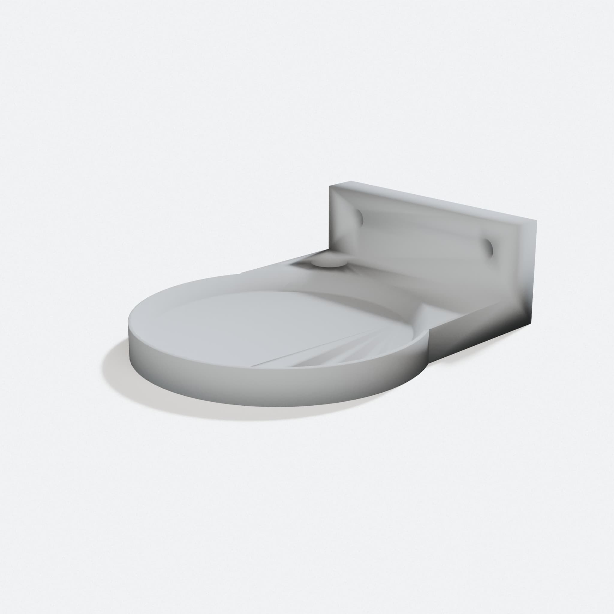 Echo Dot 4 Mount, 3D Printed Home Decor, turn three quarter