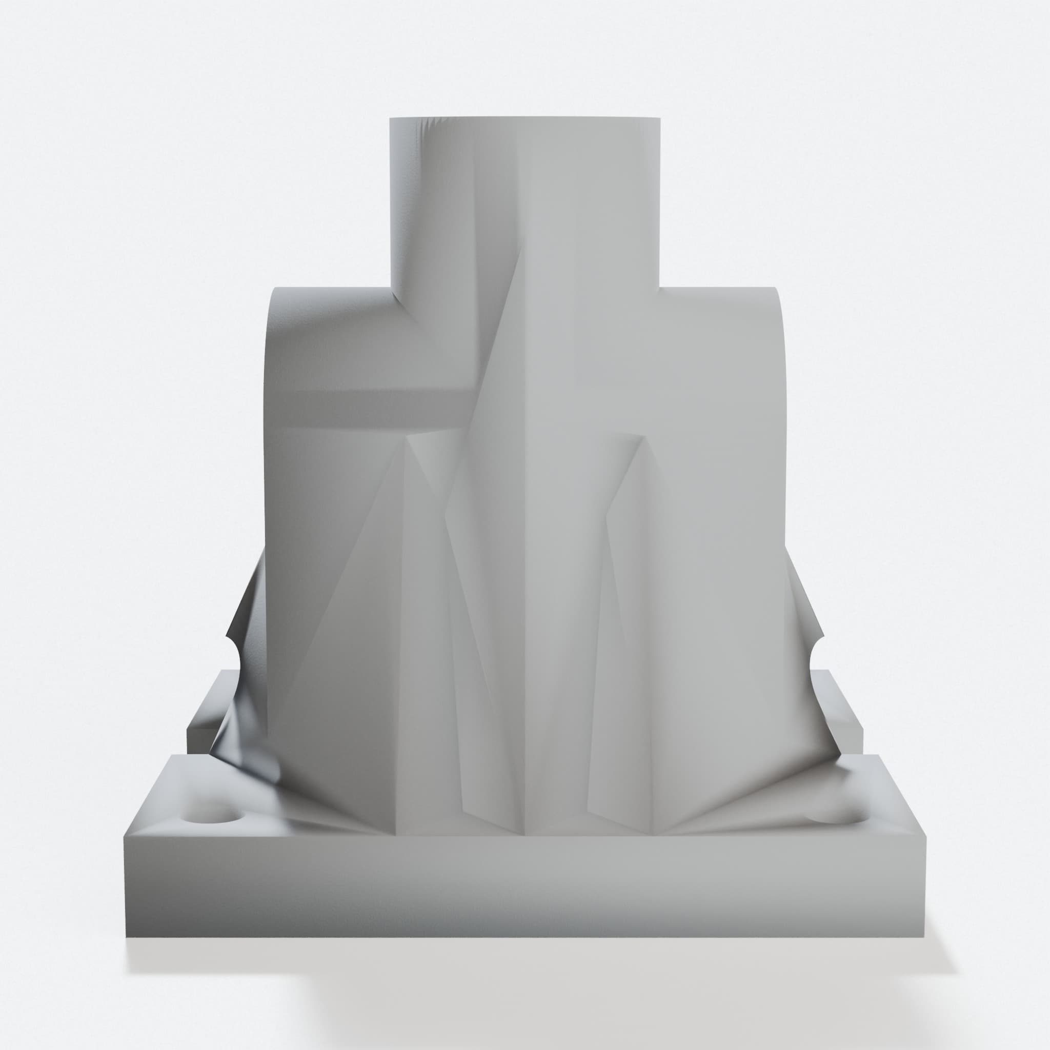 3D Printed Lamp Holder, Vertical and Horizontal, hero tilt
