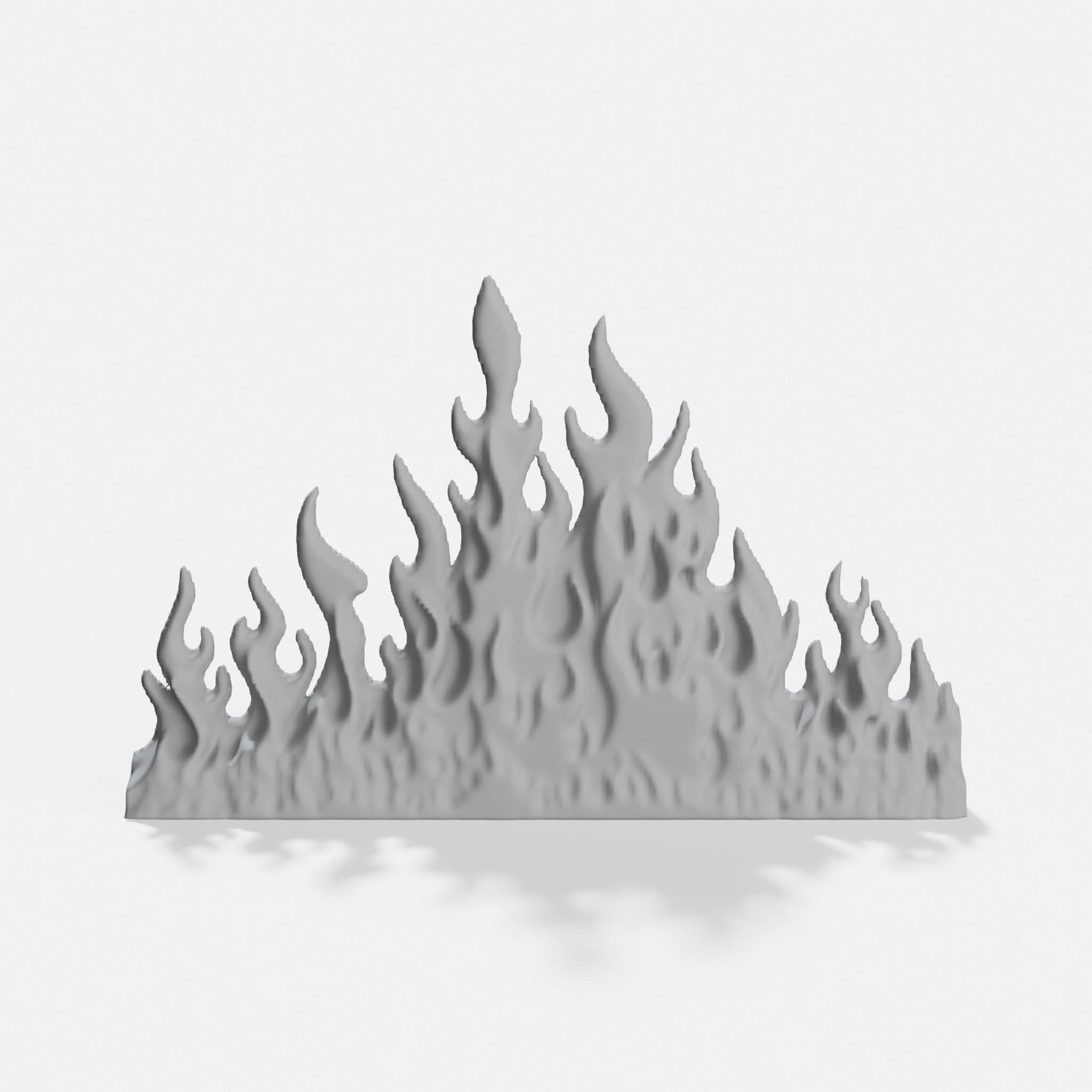 Wall of Fire 28mm RPG Miniature Terrain, hero tilt