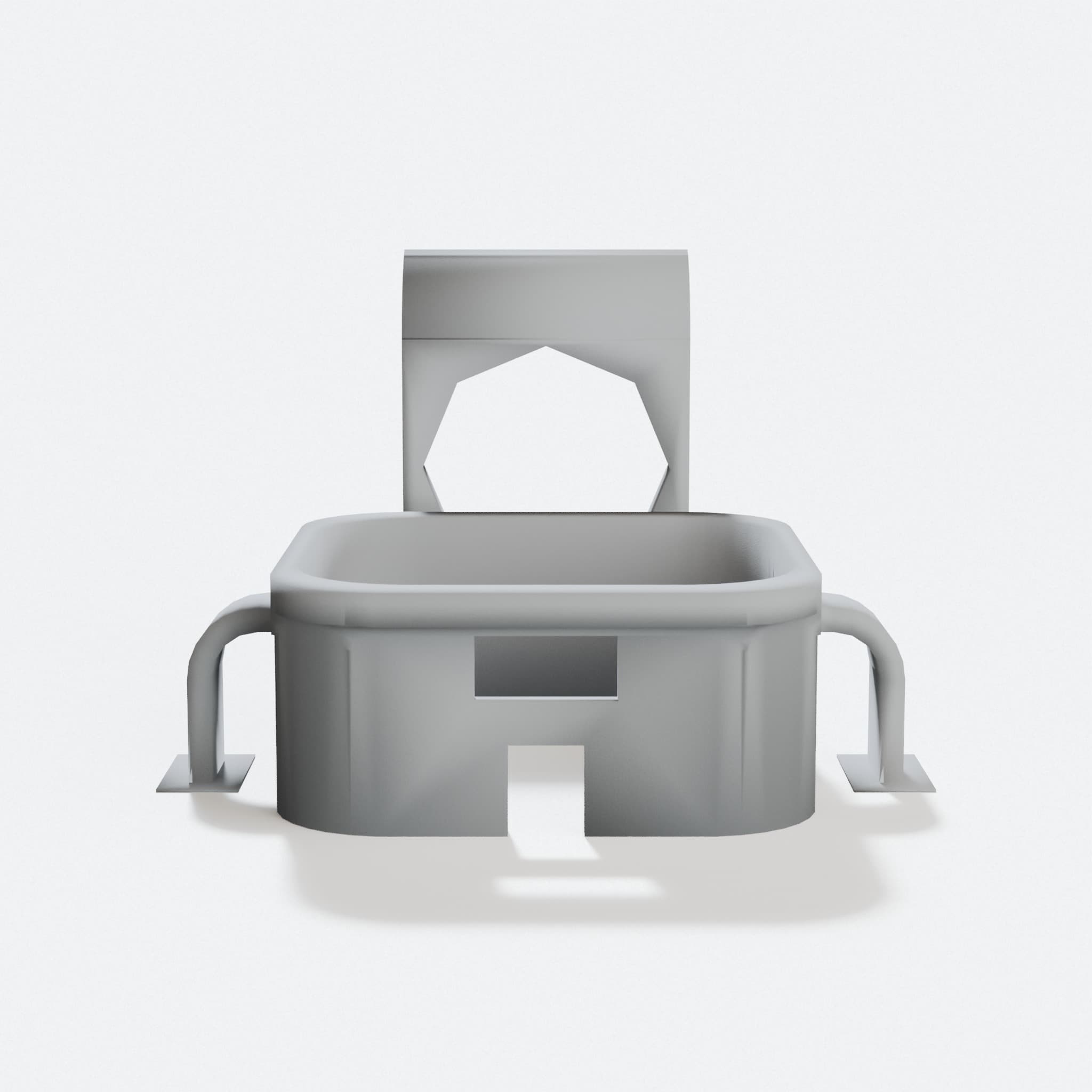 Compatible with Apple Watch Wall Charging Dock 3D Print, hero tilt