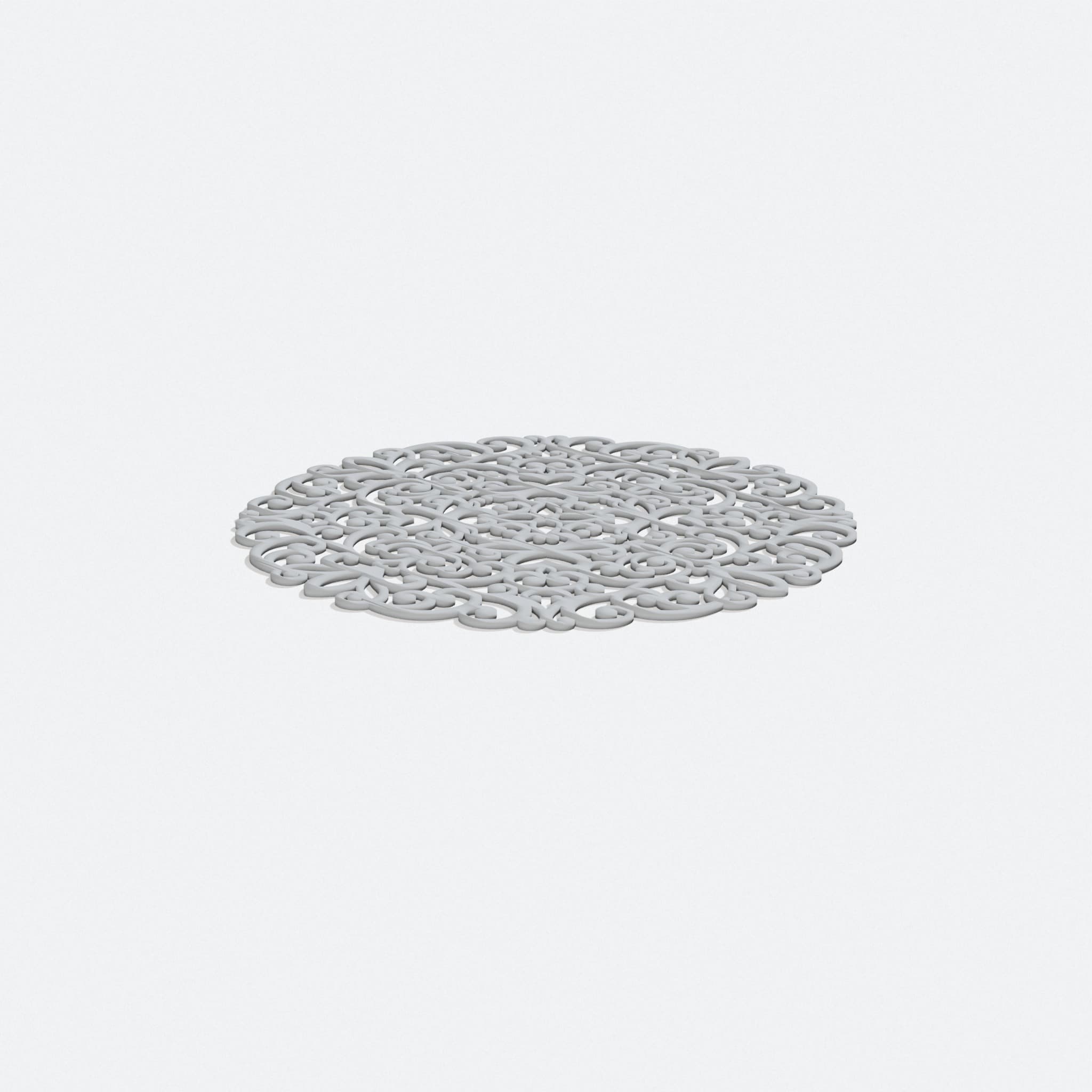 Mandala 29 3D Printed Home Decor Wall Art, turn three quarter