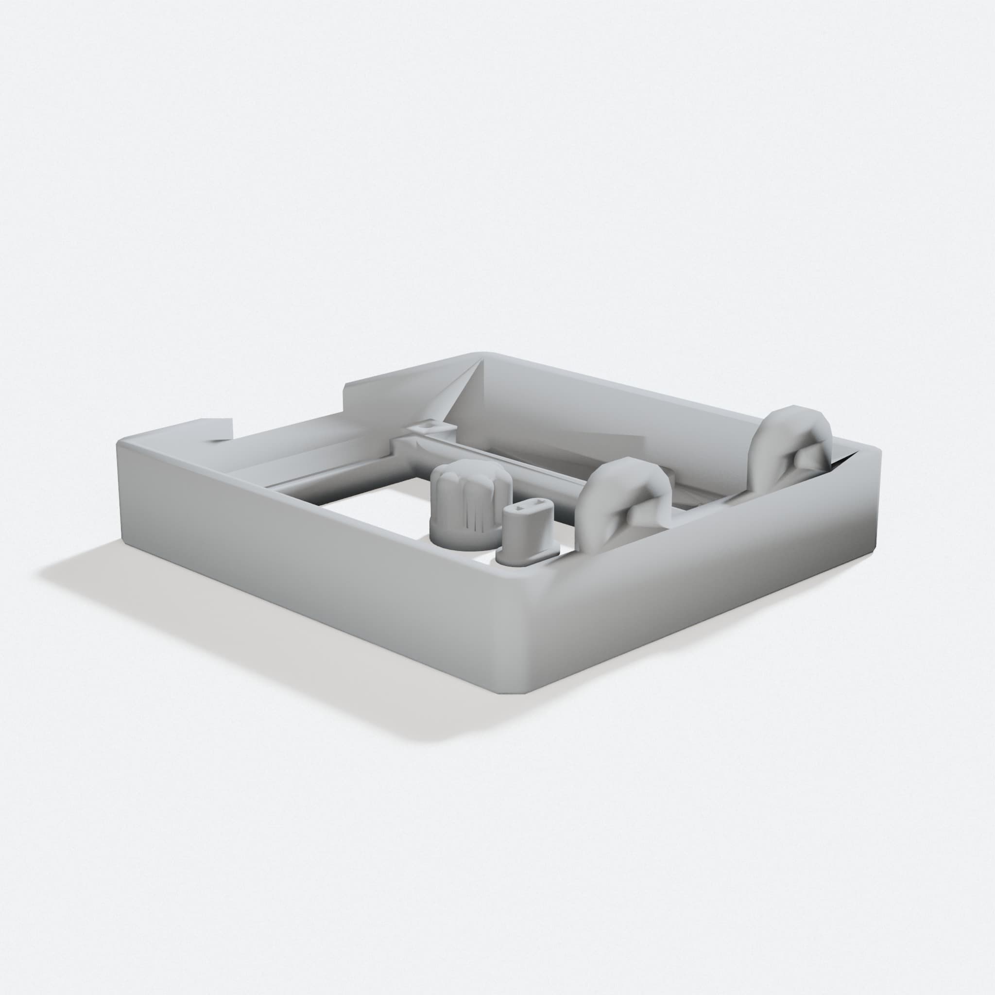 Smart LCD Controller Case for 3D Printers, turn three quarter