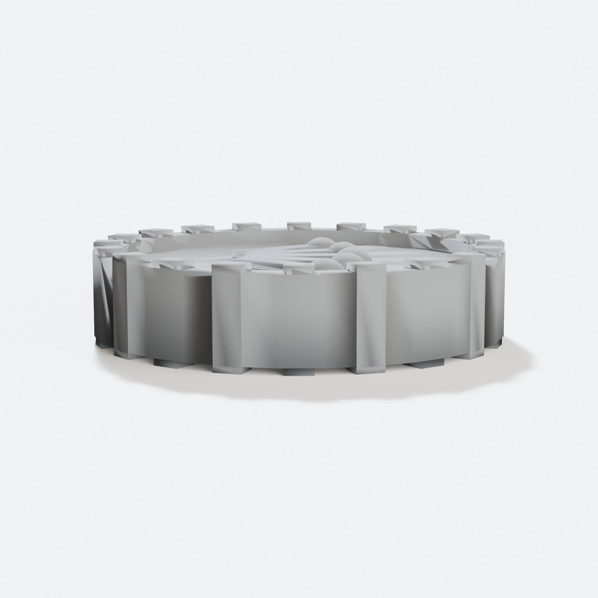 3D Printed Checkers Game Set, Stackable Pieces, hero tilt