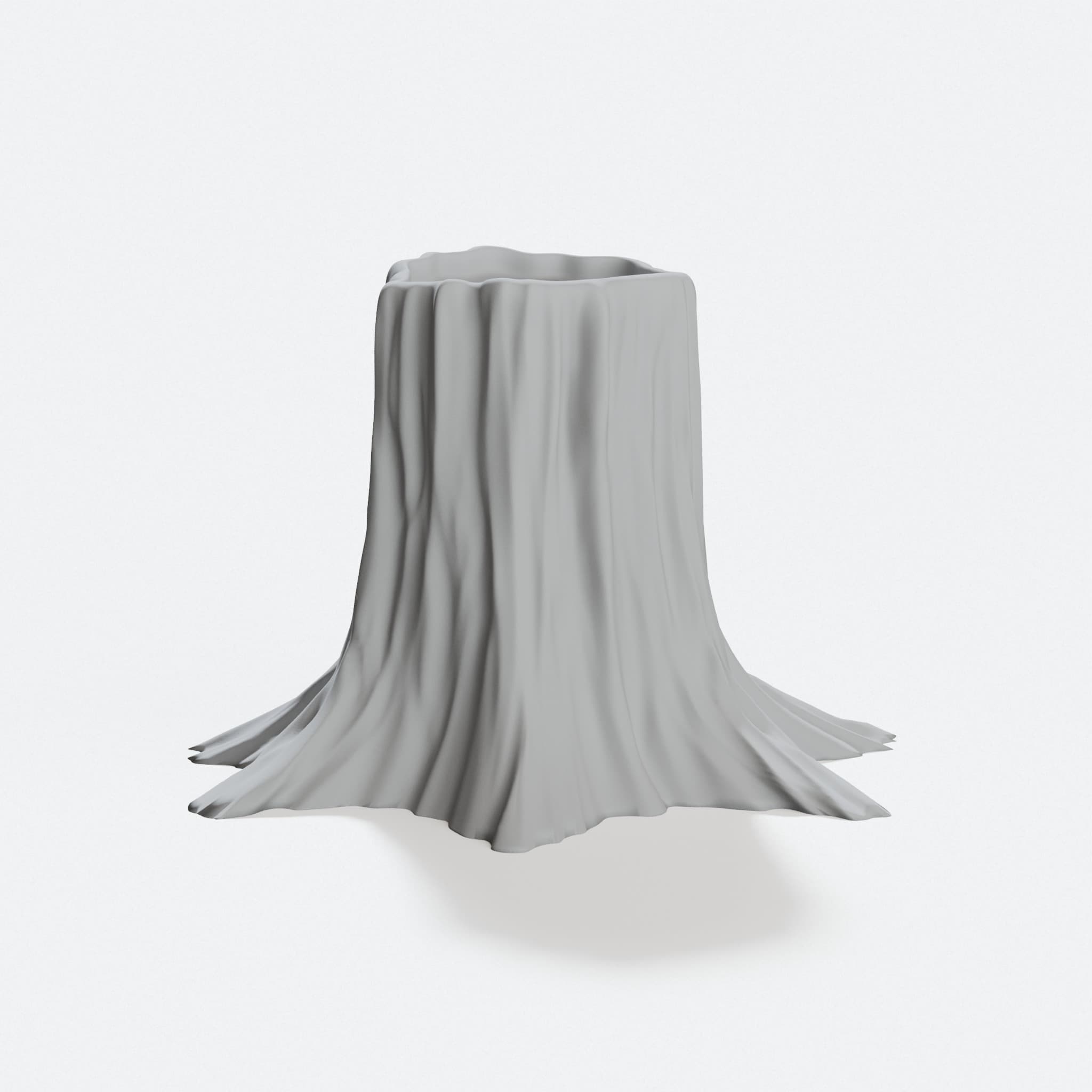 Wood Stump 28mm Miniature Terrain for D&D, hero tilt