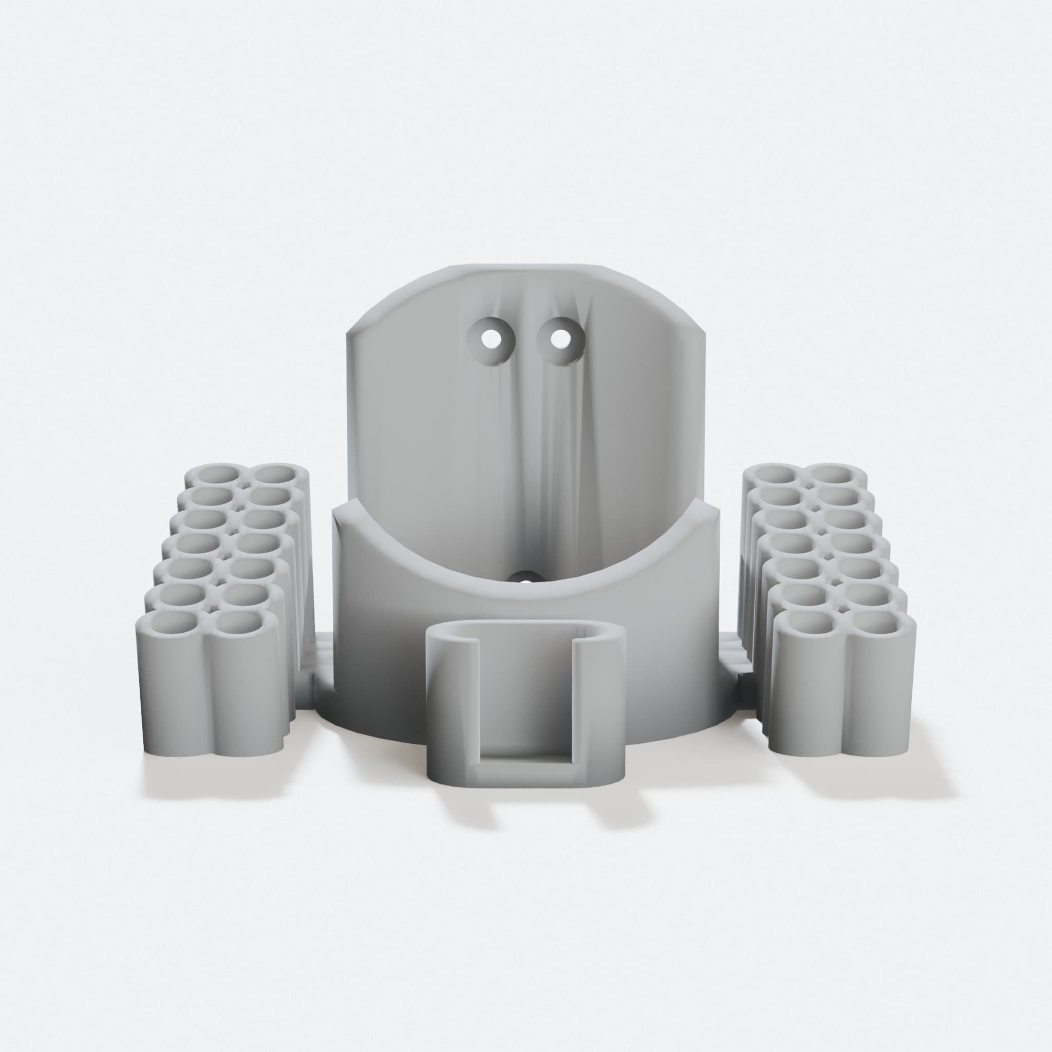 Beer Can + Lighter + Cigarette Holder, 3D Printed Wall Mount, hero tilt