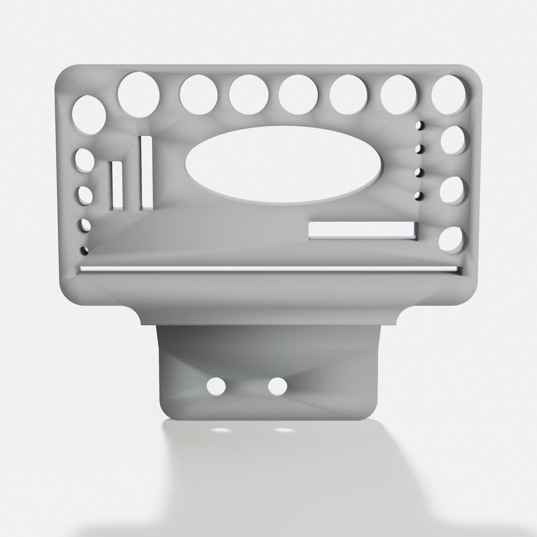 Anycubic i3 Mega Tool Holder with SD Card Slots, hero tilt