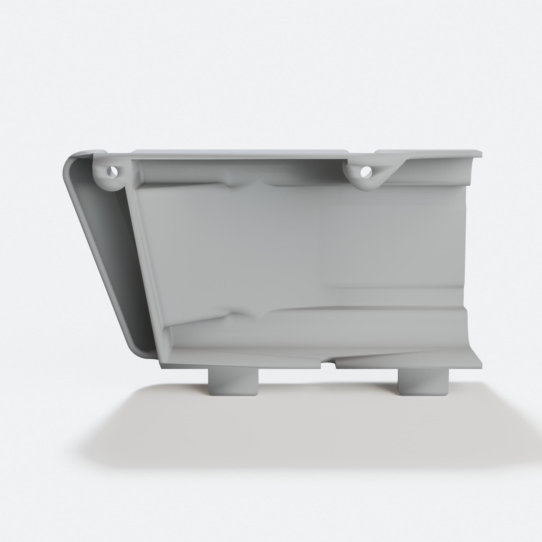 Holley Side Scoop for Pontiac Fiero, 3D Printed, hero tilt