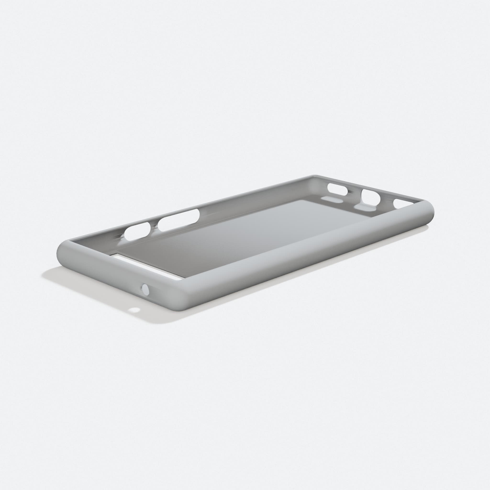 Compatible with Pixel 6A Case TPU 3D Printed Phone Stand, turn three quarter