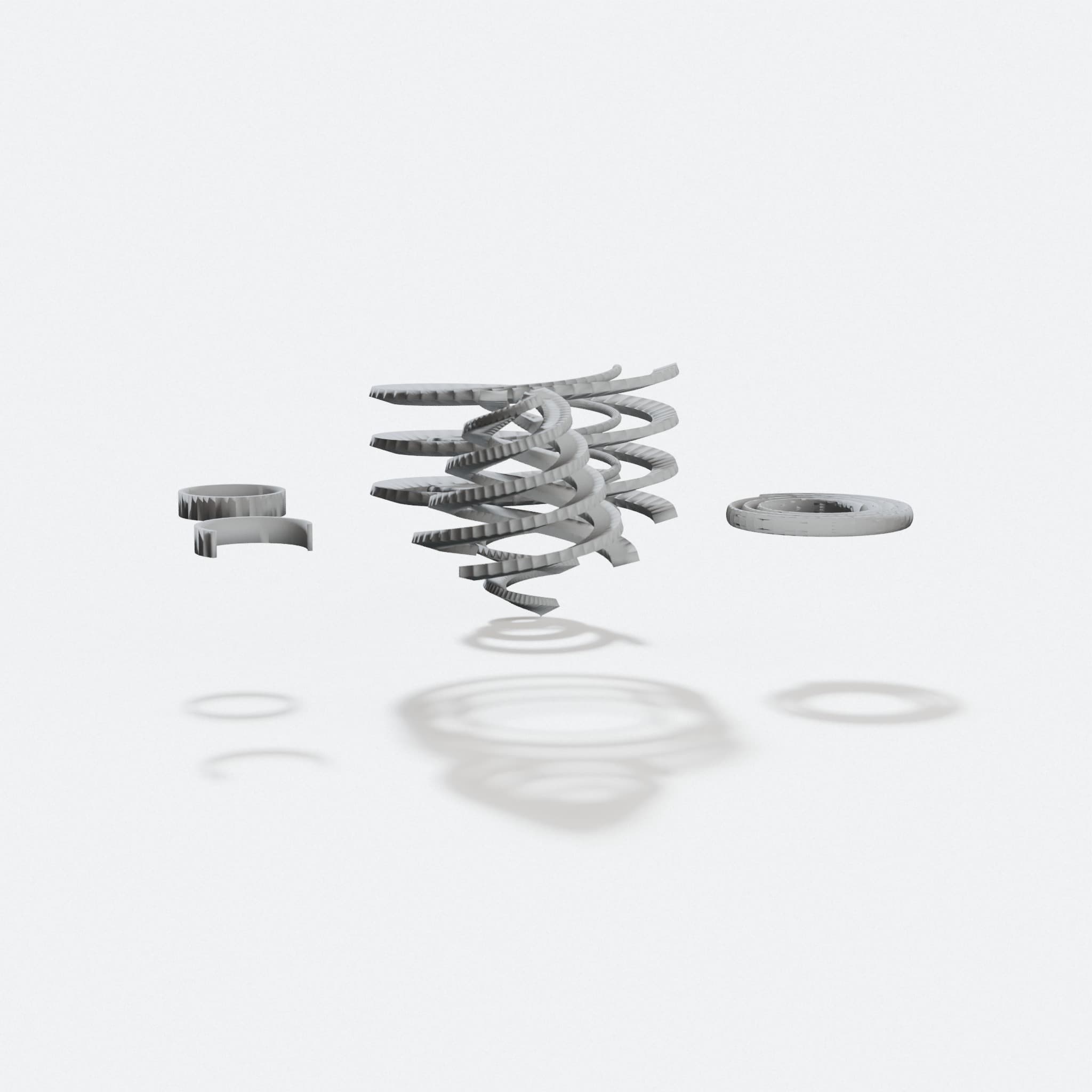 spiral_extrude(), hero tilt