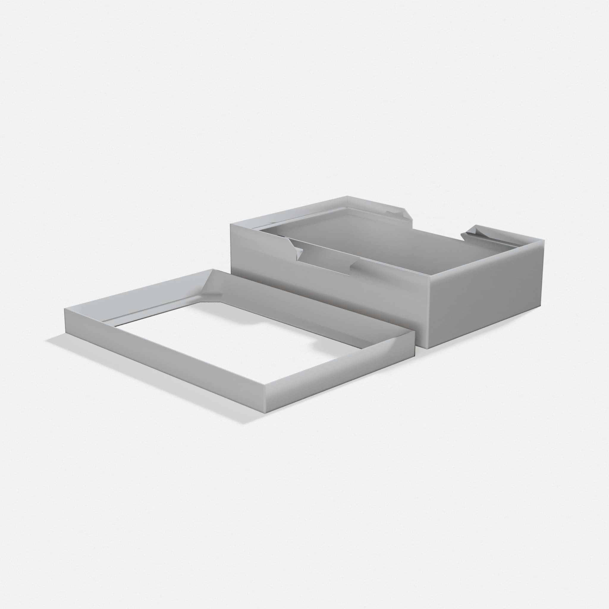 TI4 Mini Race Box, Minimalist Storage for Twilight Imperium 4, turn three quarter